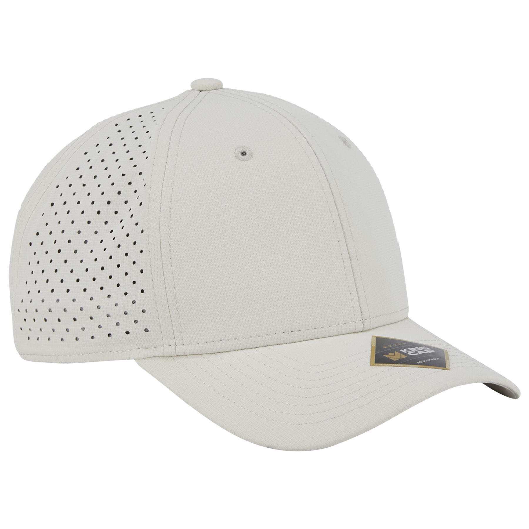 Crest 6-Panel Sport Cap w/Perforated Back- Sustainable Fabric 19