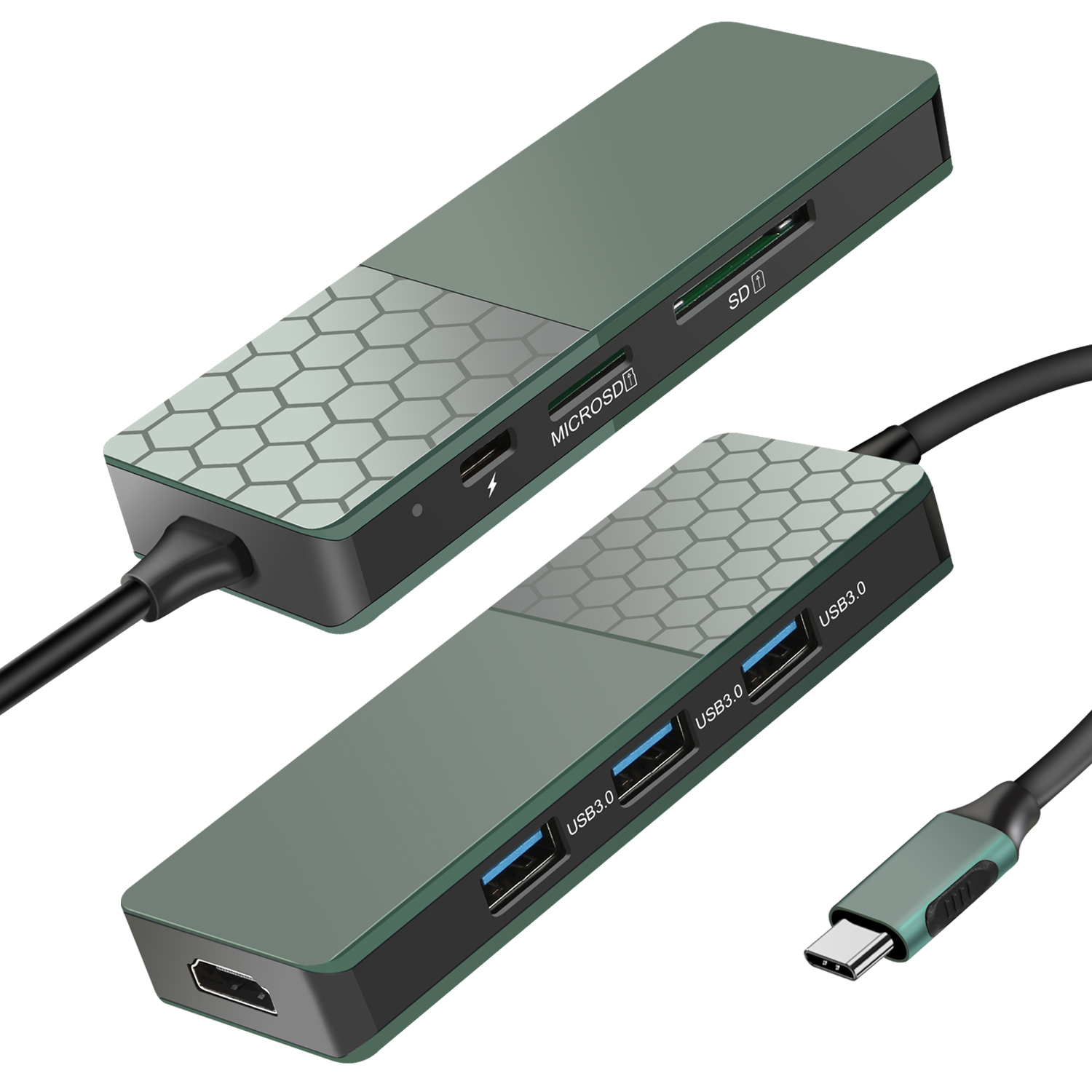 7-in-1 USB Type-C Hub – 4K HDMI, 3 USB 3.0 Ports, SD Card Reader & 87W PD Charging 13