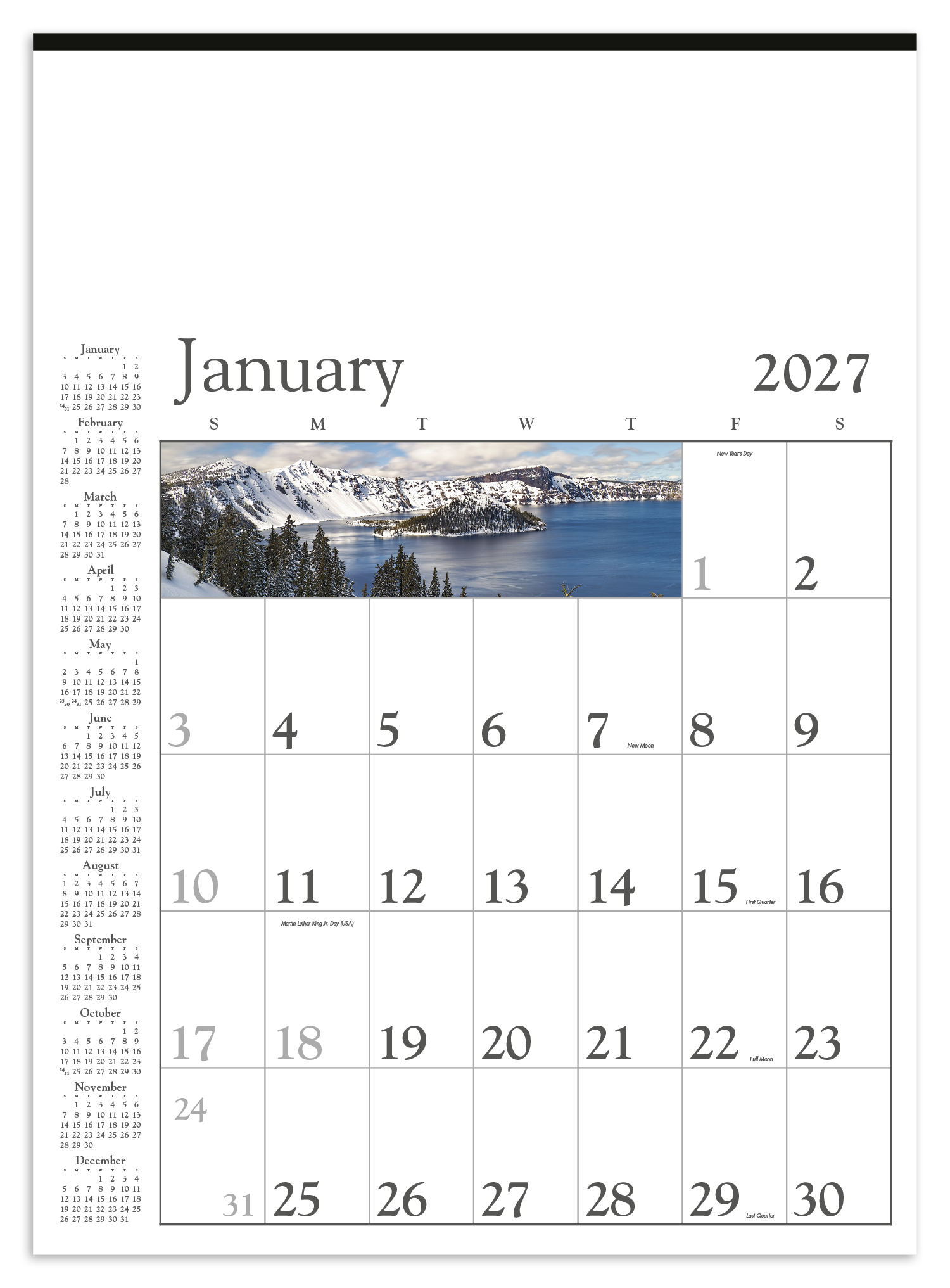 Triumph Calendars Decorator Memo (White) Calendar