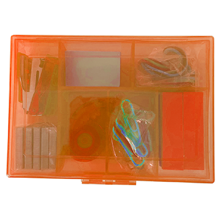 Back To School / Office Kit With Stapler, Staples, Sticky Notes, Rubber Bands, Paper Clips, And Tape 12