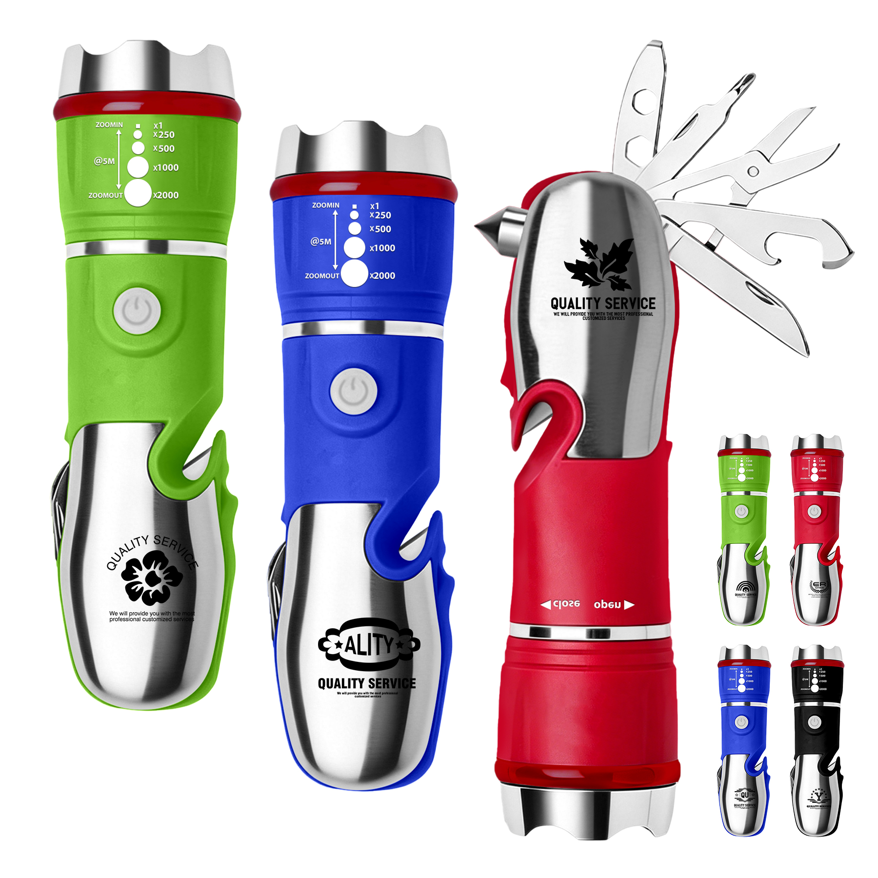 90-Lumen All-In-One Flashlight (6 Functions)
