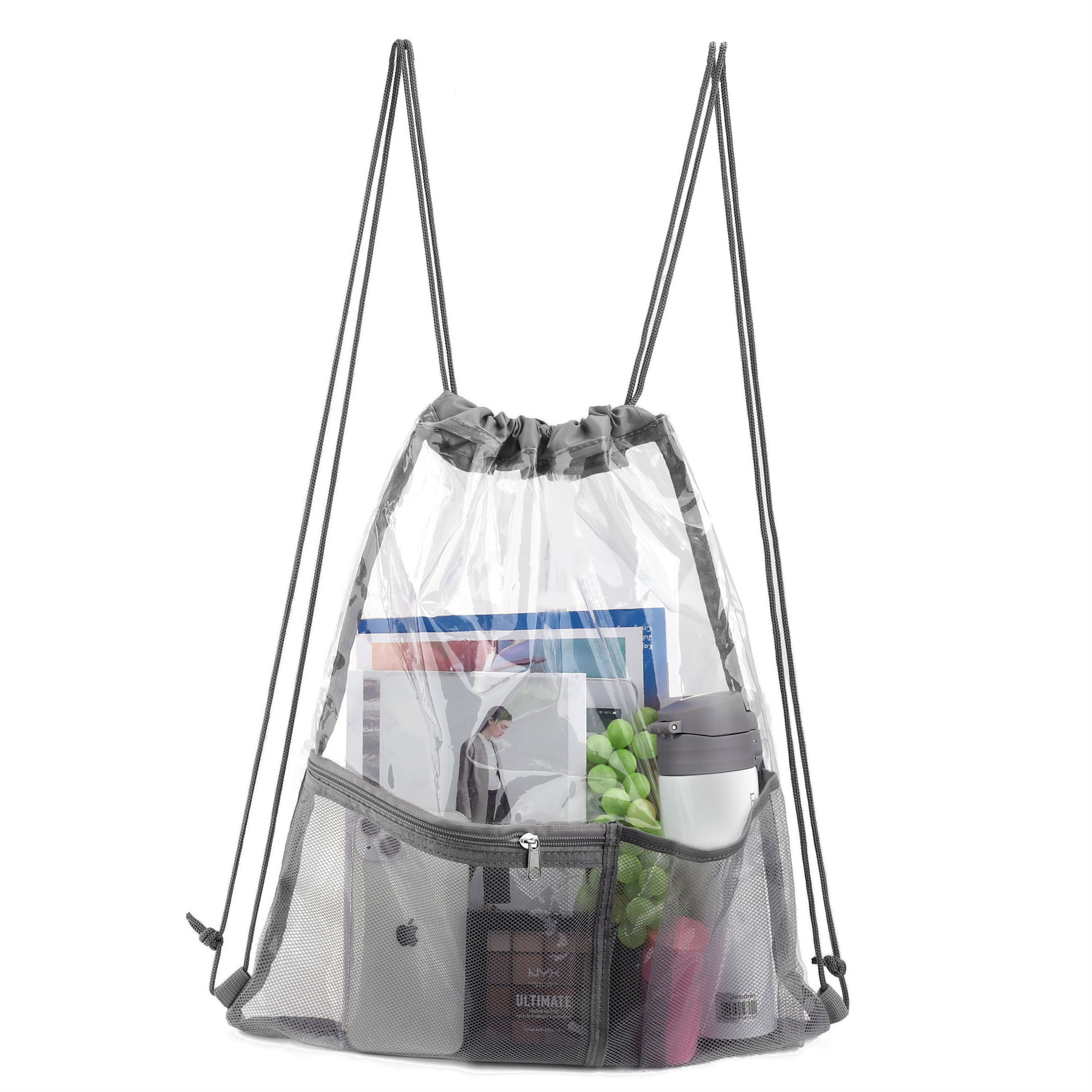 Clear Drawstring Backpack 4