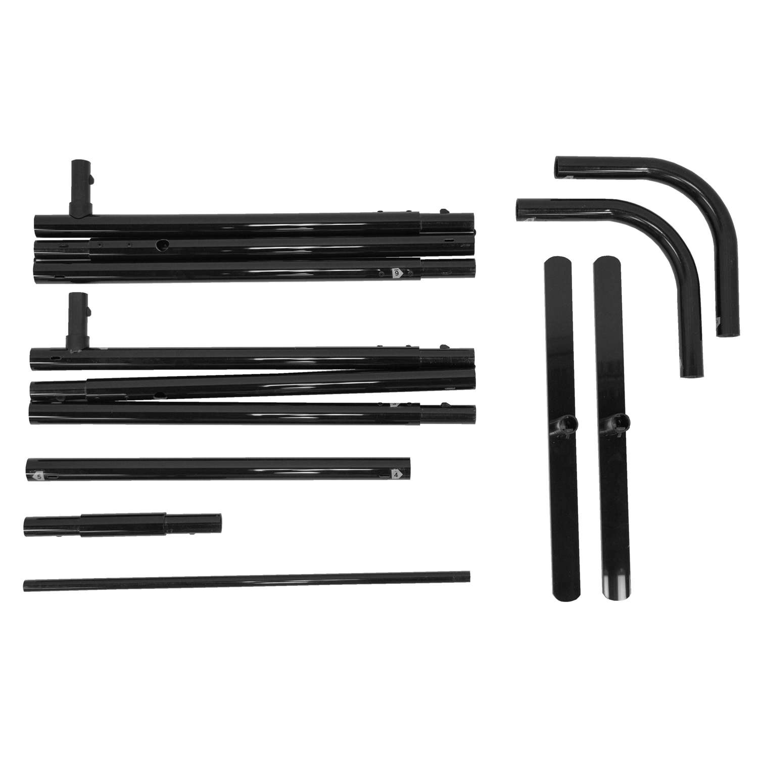 2'W x 72"H LiteWay EuroFit™ Straight Wall Hardware 3