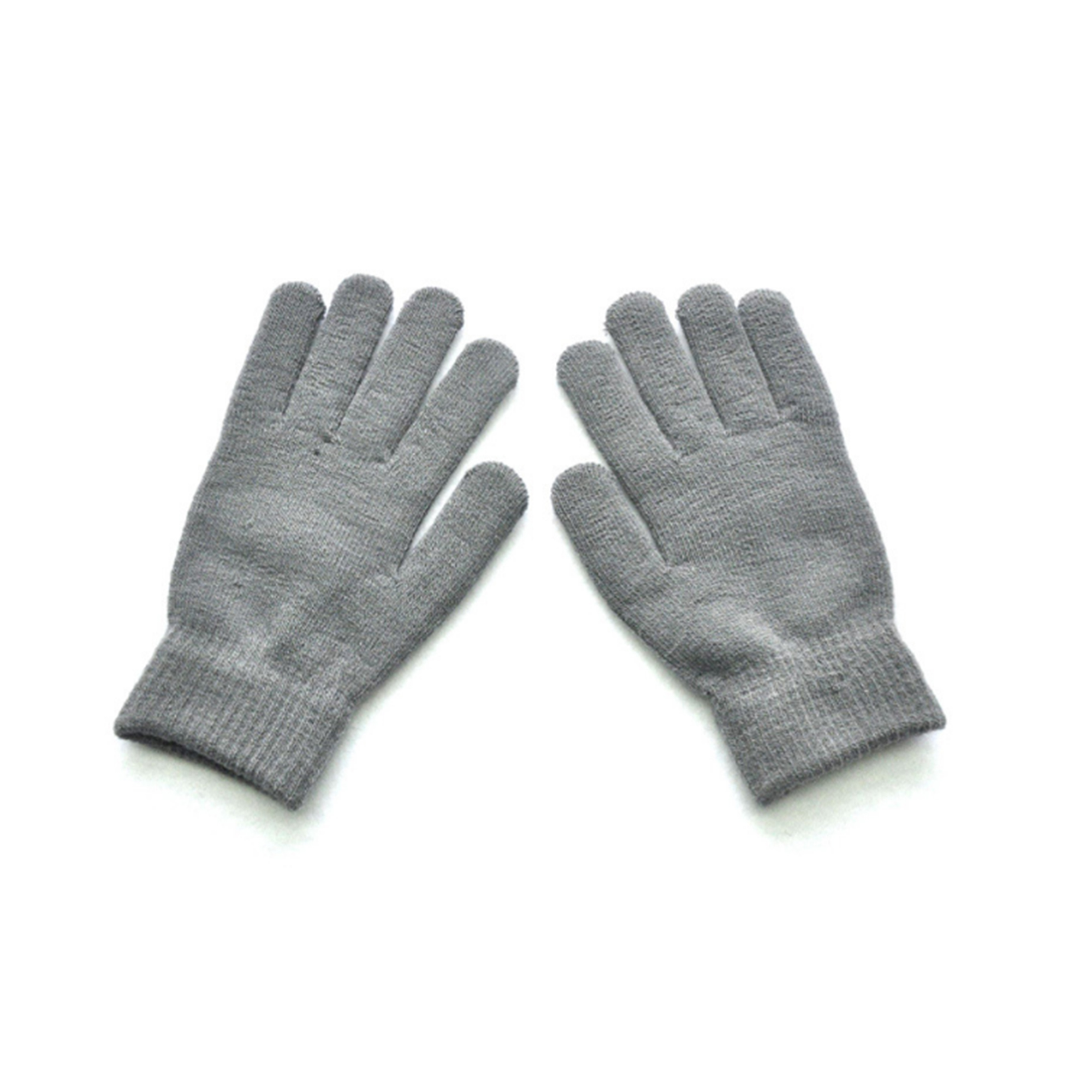 MOQ 50 PCS Stylish Winter Solid Color Knitted Gloves 16