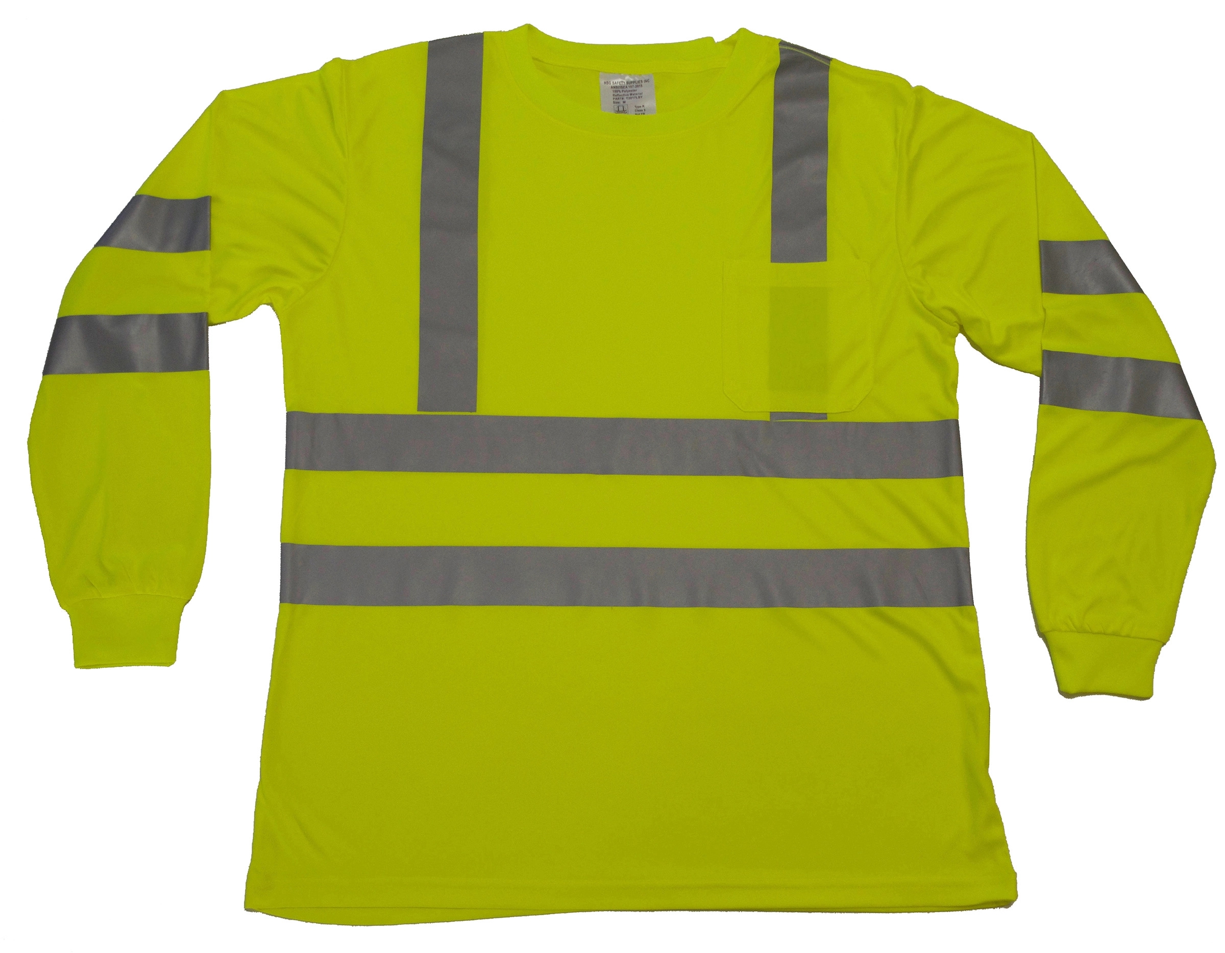 Ansi Class 3 Safety T-Shirt Long Sleeve 7