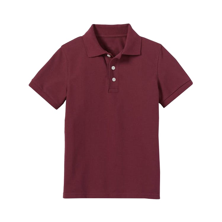 Uniform Polos - Medium Burgundy Short Sleeve 3