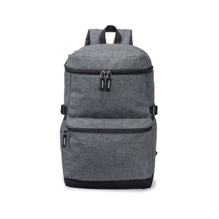 19.5" Computer Backpacks - Gray Heather Padded Back Panel 3