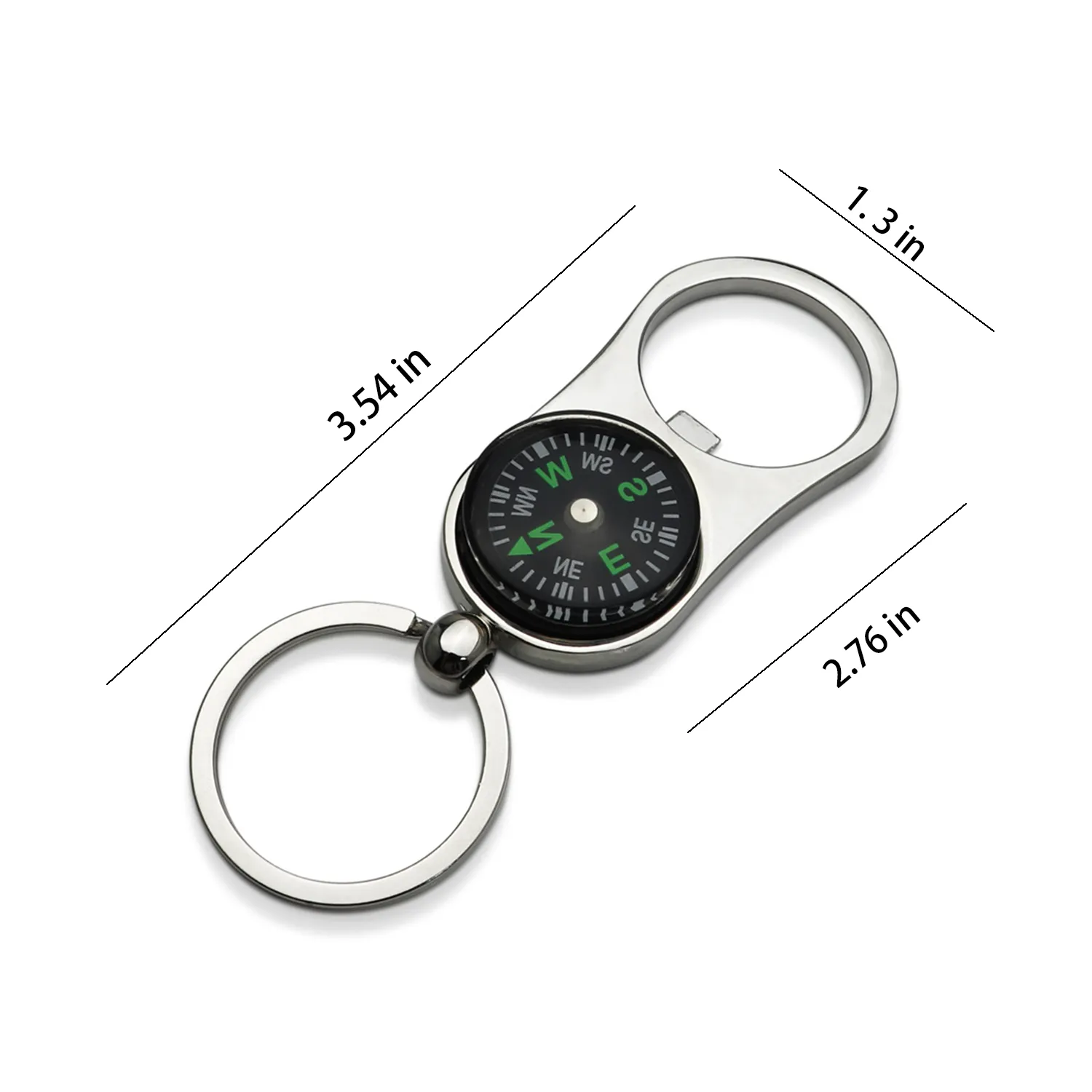 Multi-Tool Keychain with Compass and Bottle Opener 4