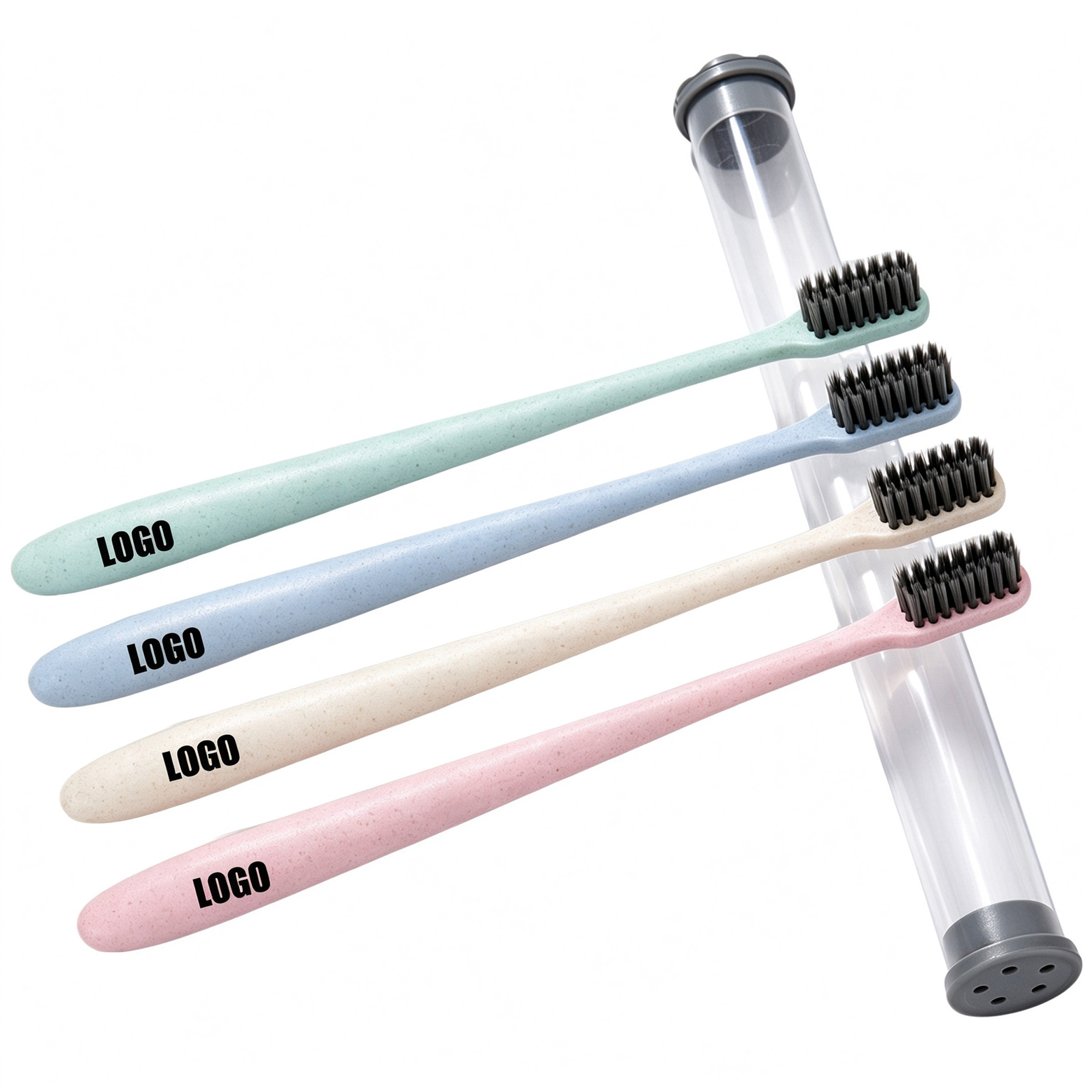 Wheat Straw Charcoal Toothbrush 6