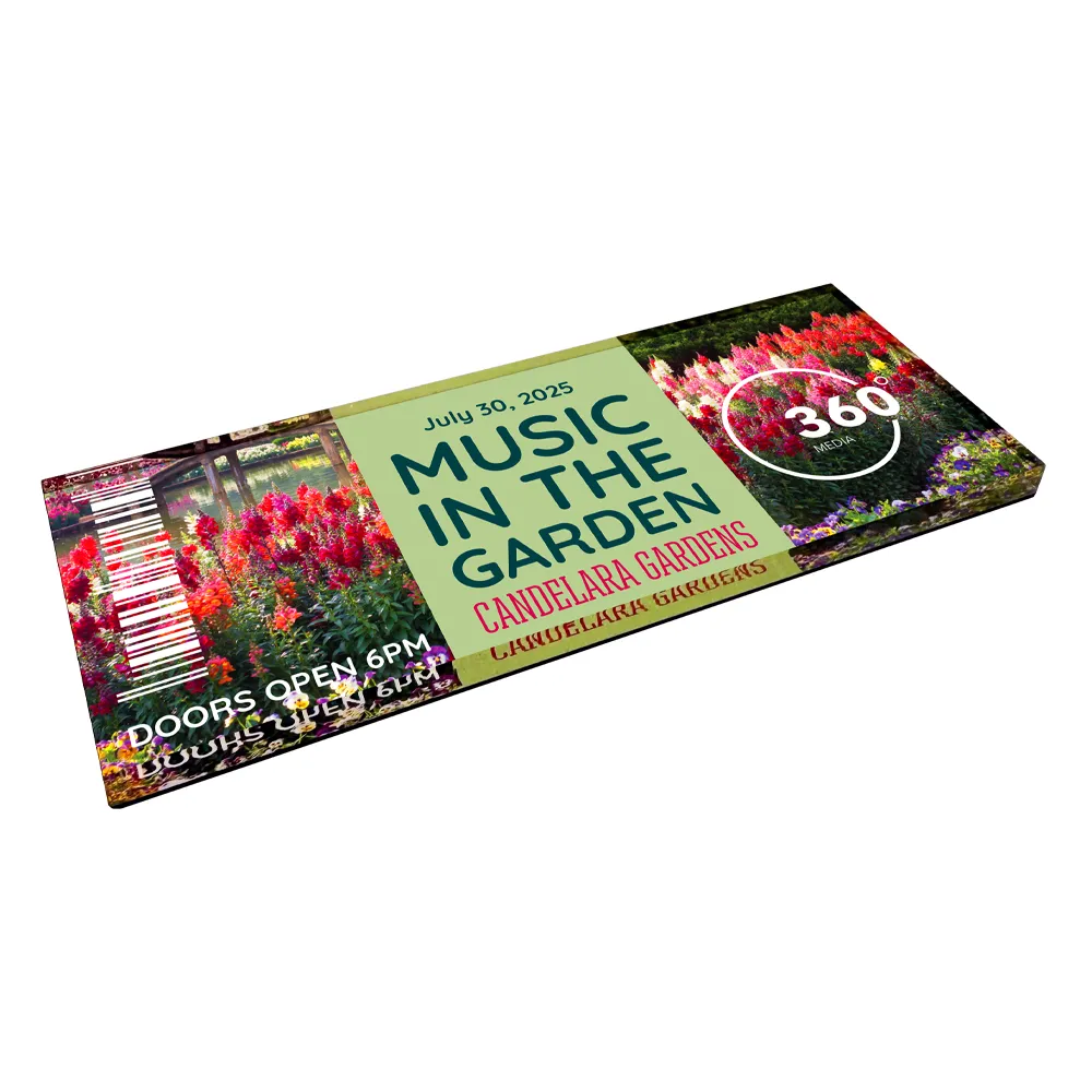 1/4" Acrylic Ticket / Event Magnets - Made In USA 30