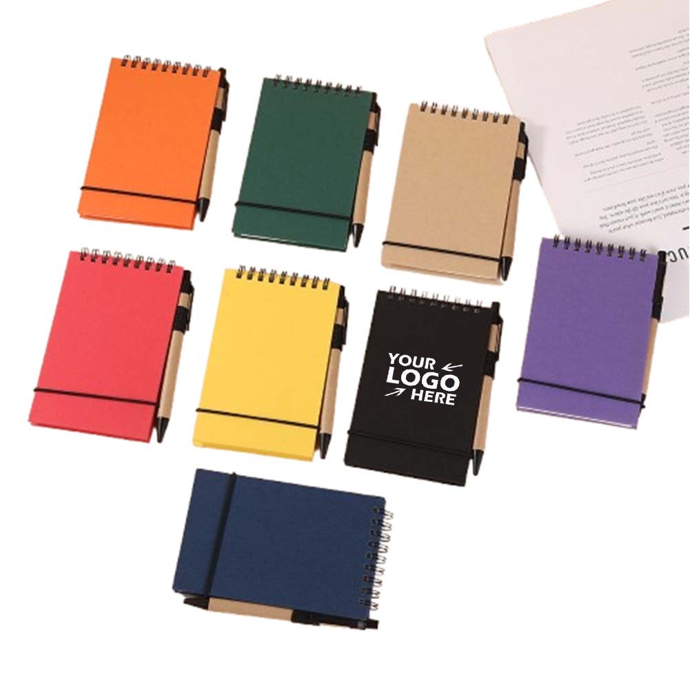Flip-Up Notepad with Pen