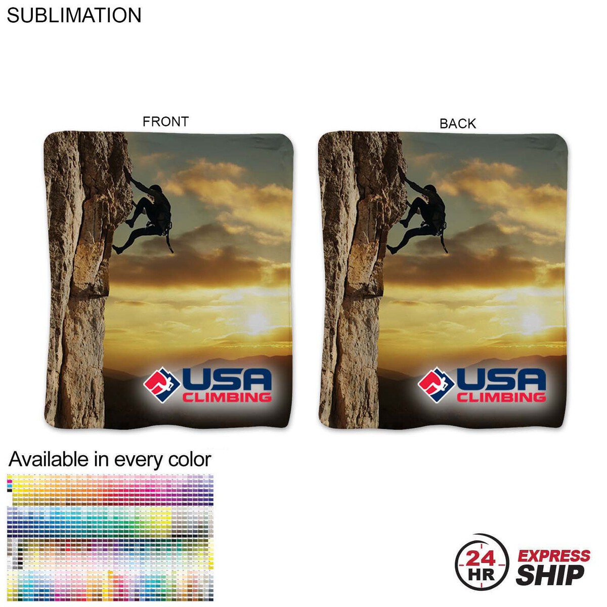 fiel 24 Hr Express Ship - Ultra Soft and Smooth Microfleece Blanket 50x60 Sublimated #SU653-19