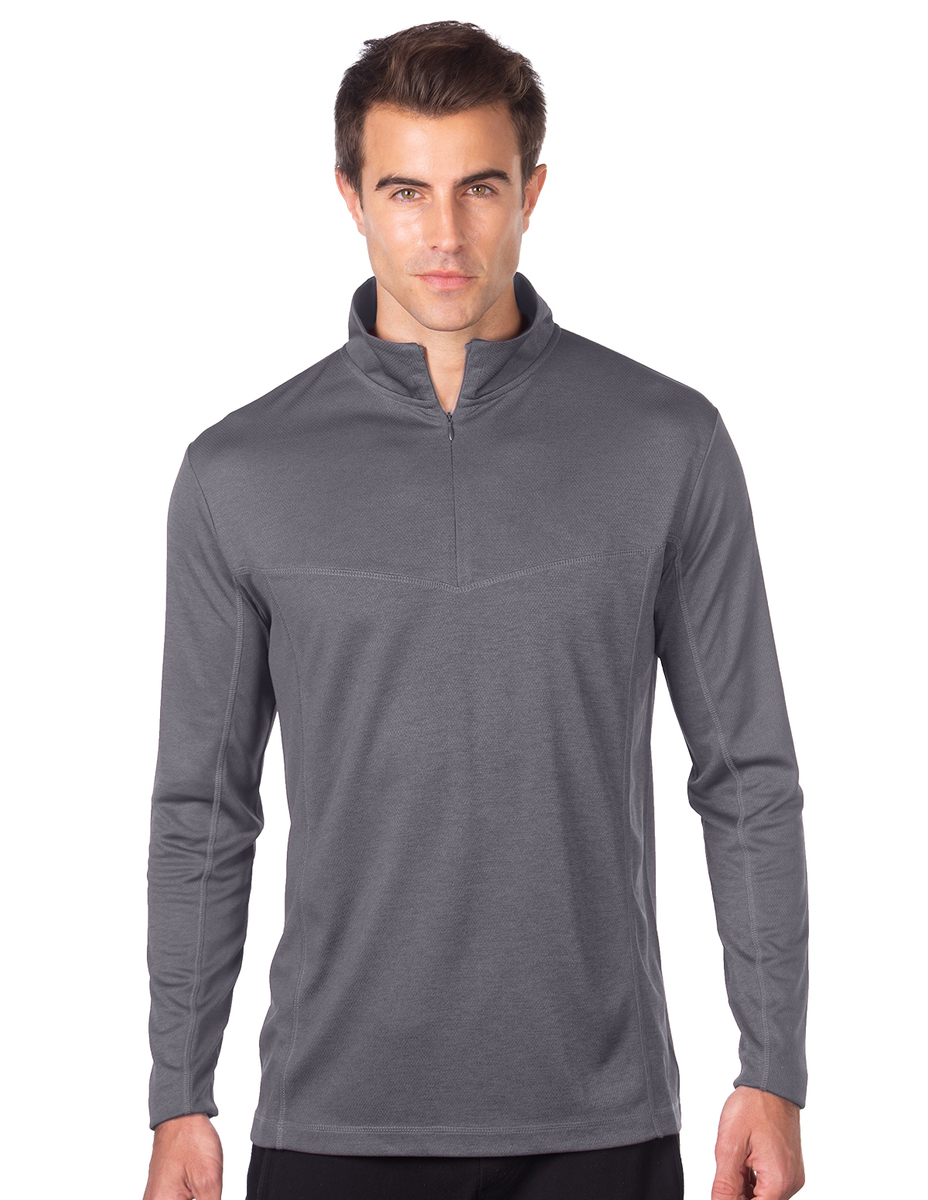 Men's Heather Quarterzip Performance Pullover K521 Incentive