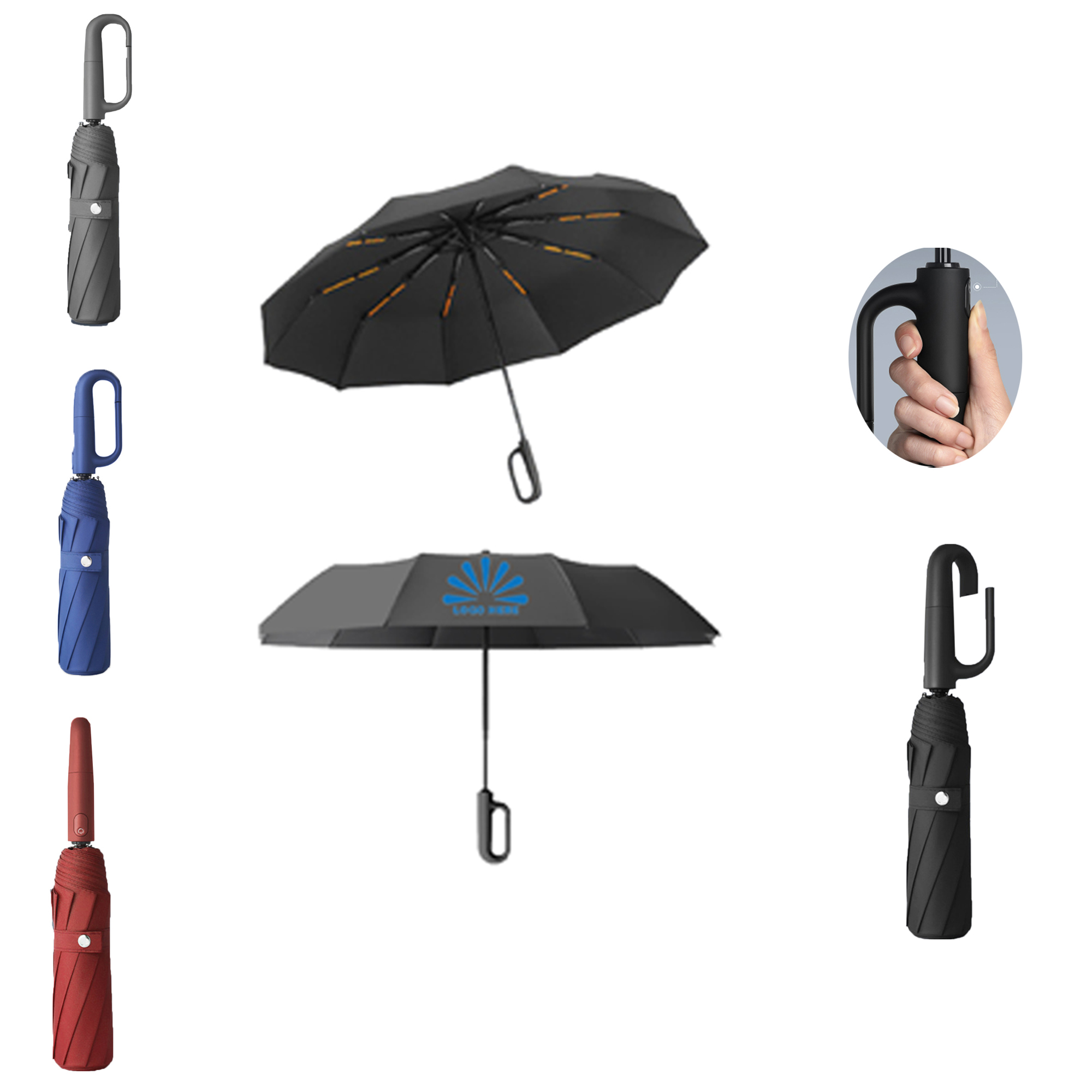 Super Windproof Sunshade Automatic Umbrella 3