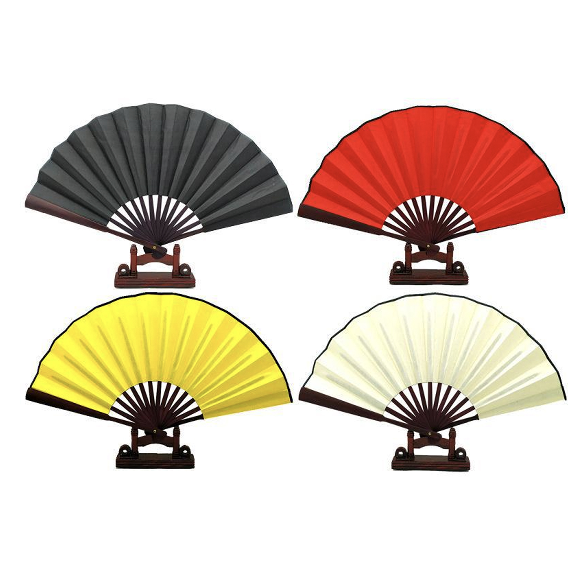 Cloth Folding Hand Fan 3