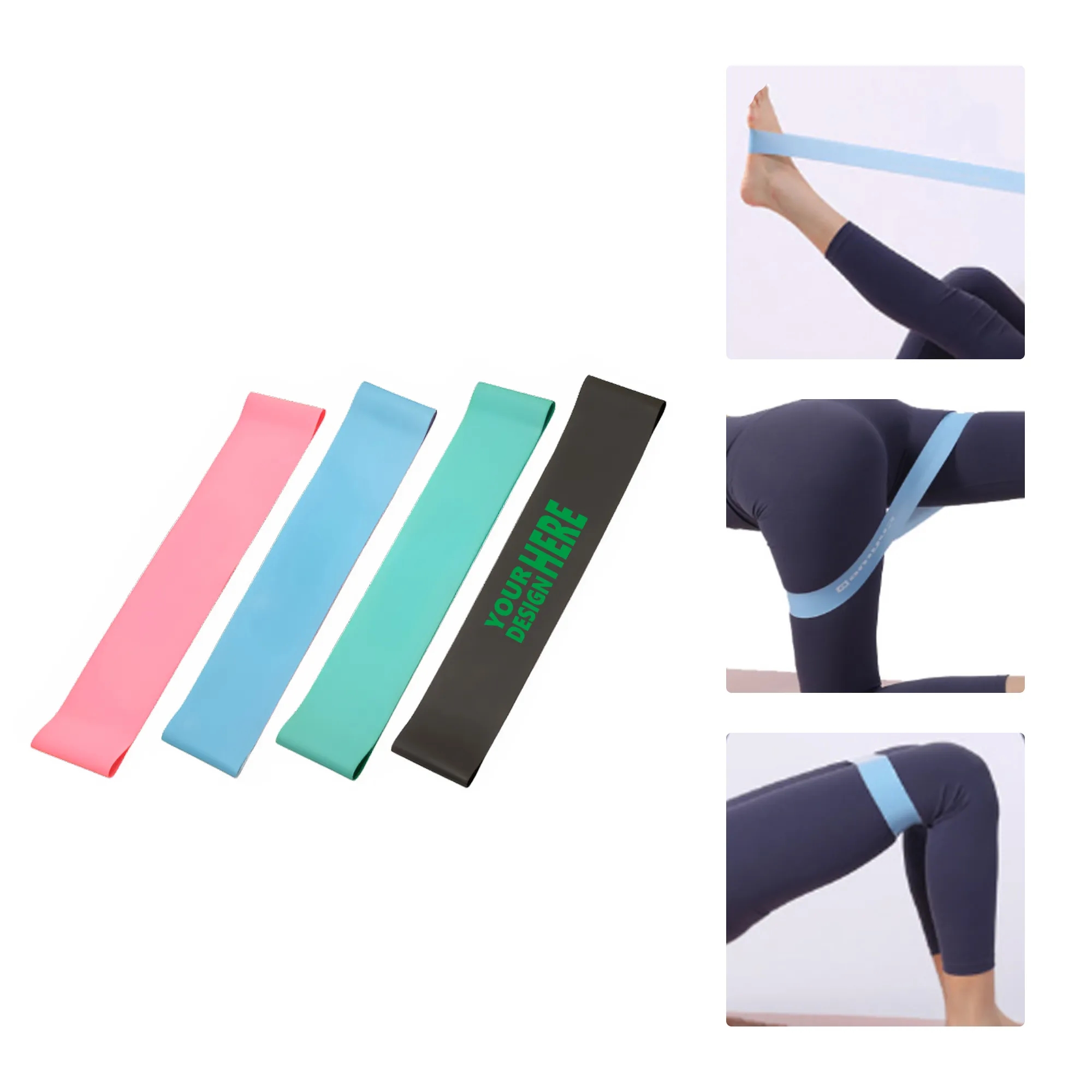 Yoga Latex Resistance Band for Fitness and Squats