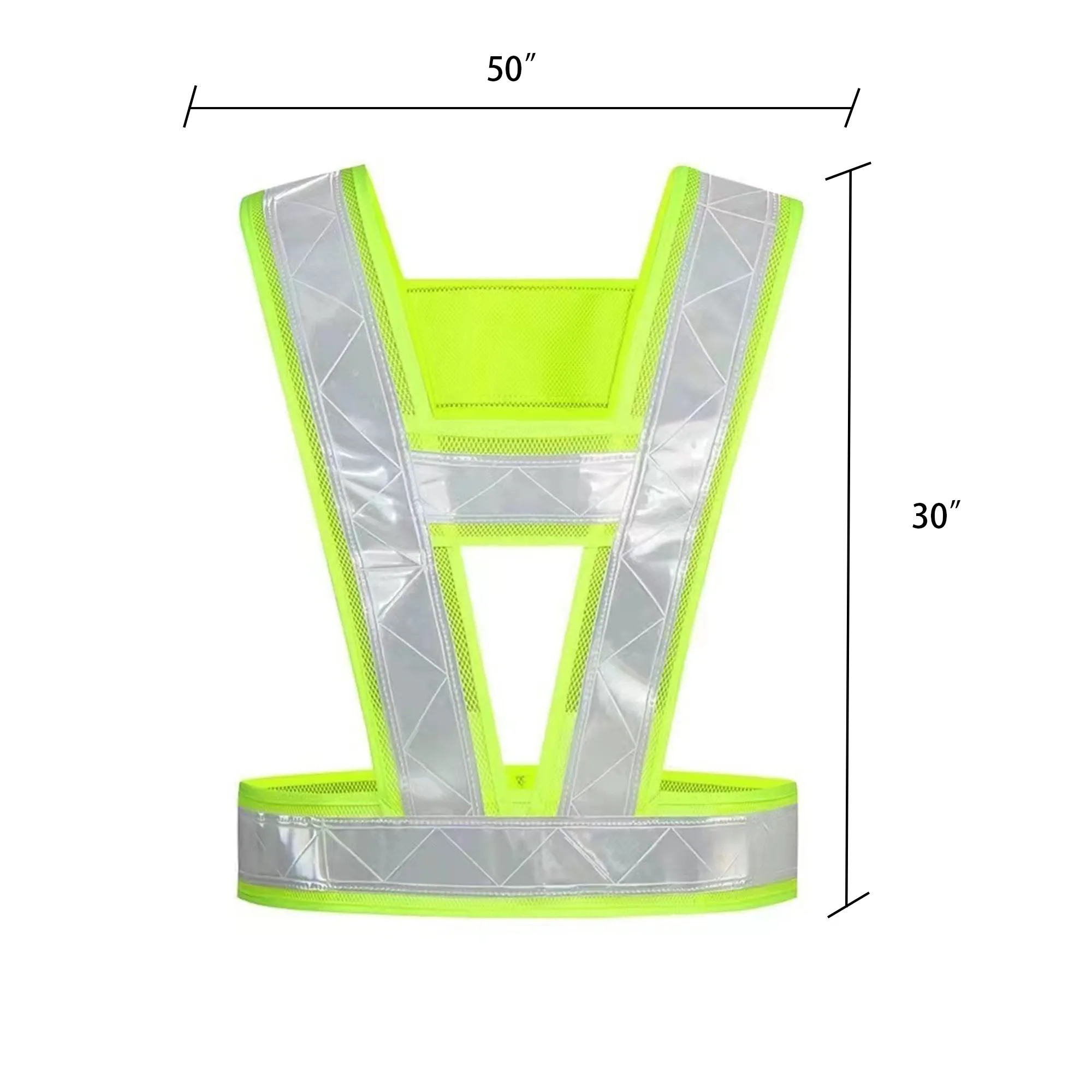 V-shaped Reflective Elastic Strap 5