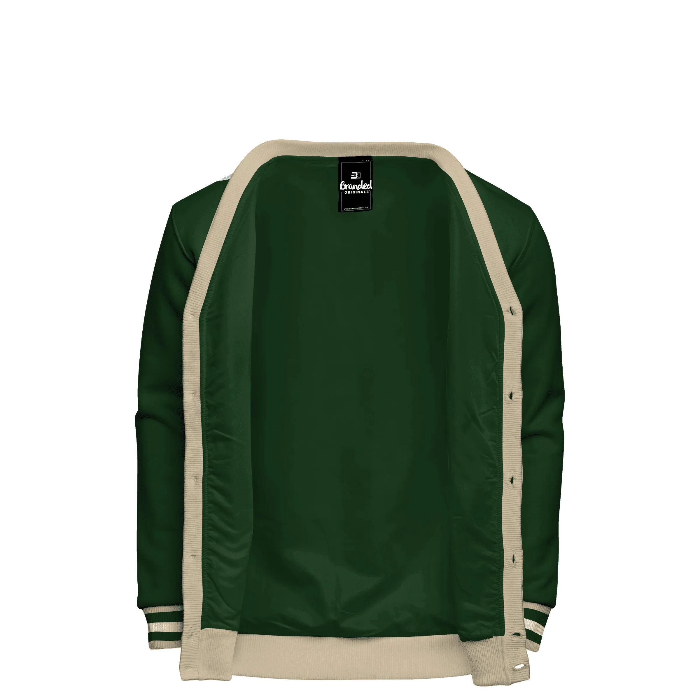 Fleece Varsity Cardigan With No Lining 12