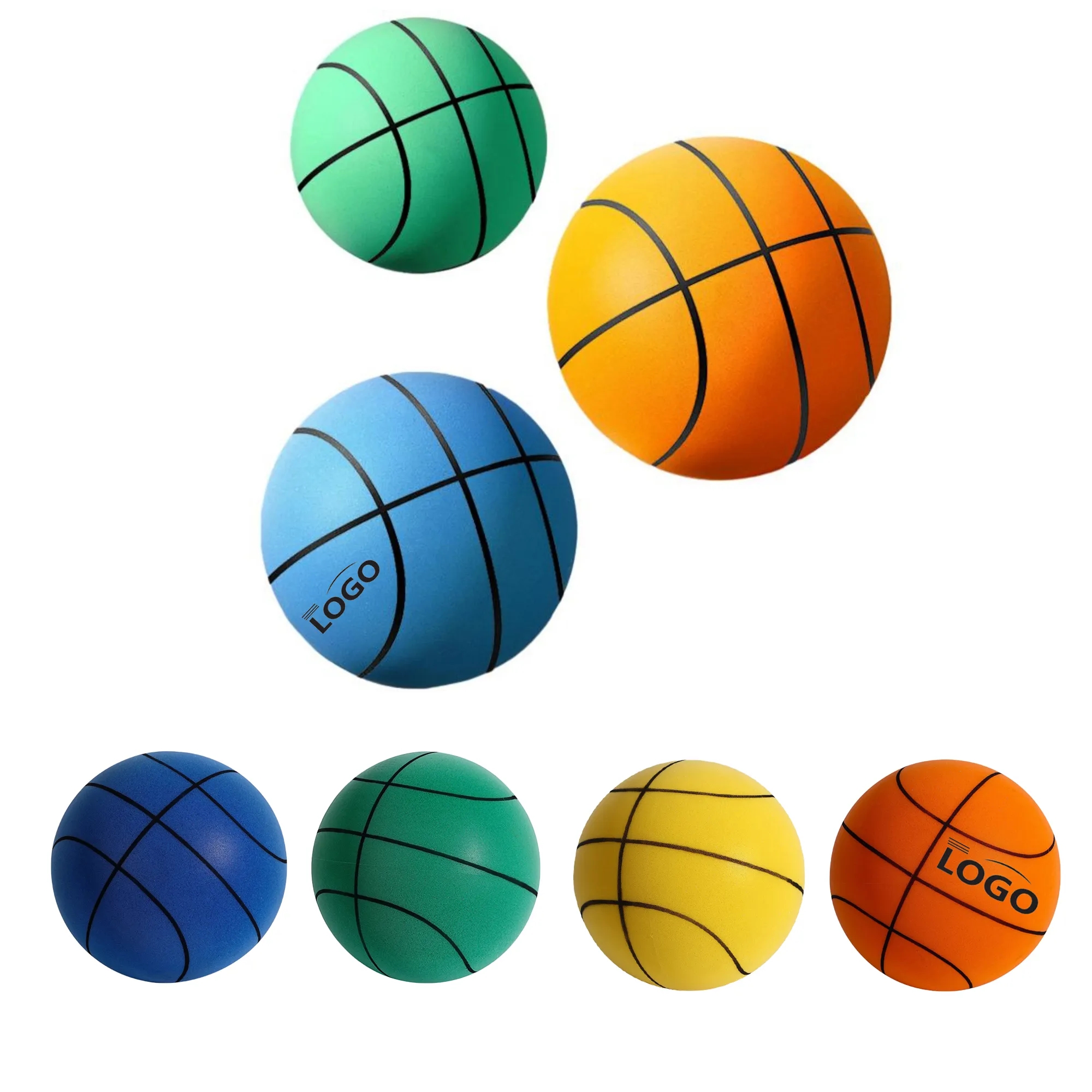 Size 7 Silent Basketball MOQ 50PCS 11