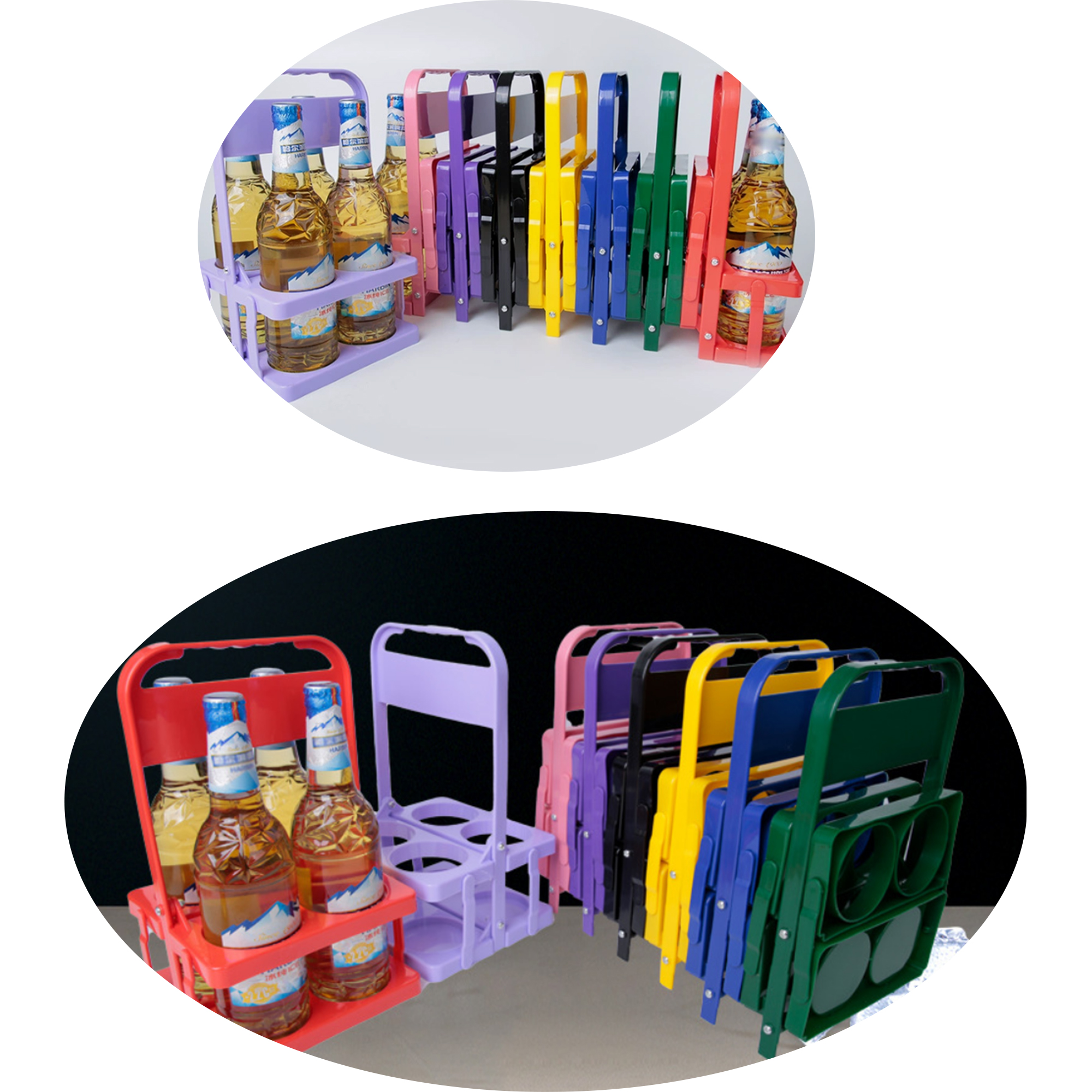 Beer Wine 4 Bottle Holder  PP  Drink Carrier 3
