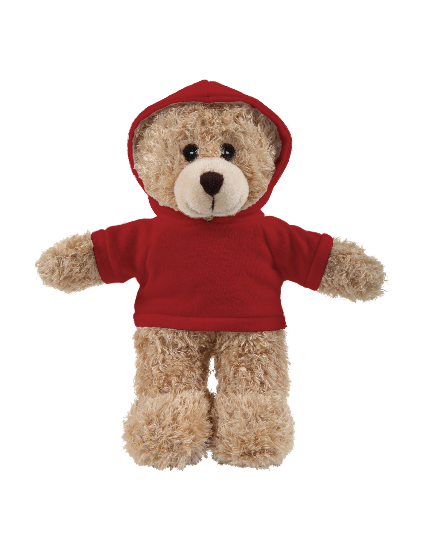 soft plush Tan Bear with hoodie 42