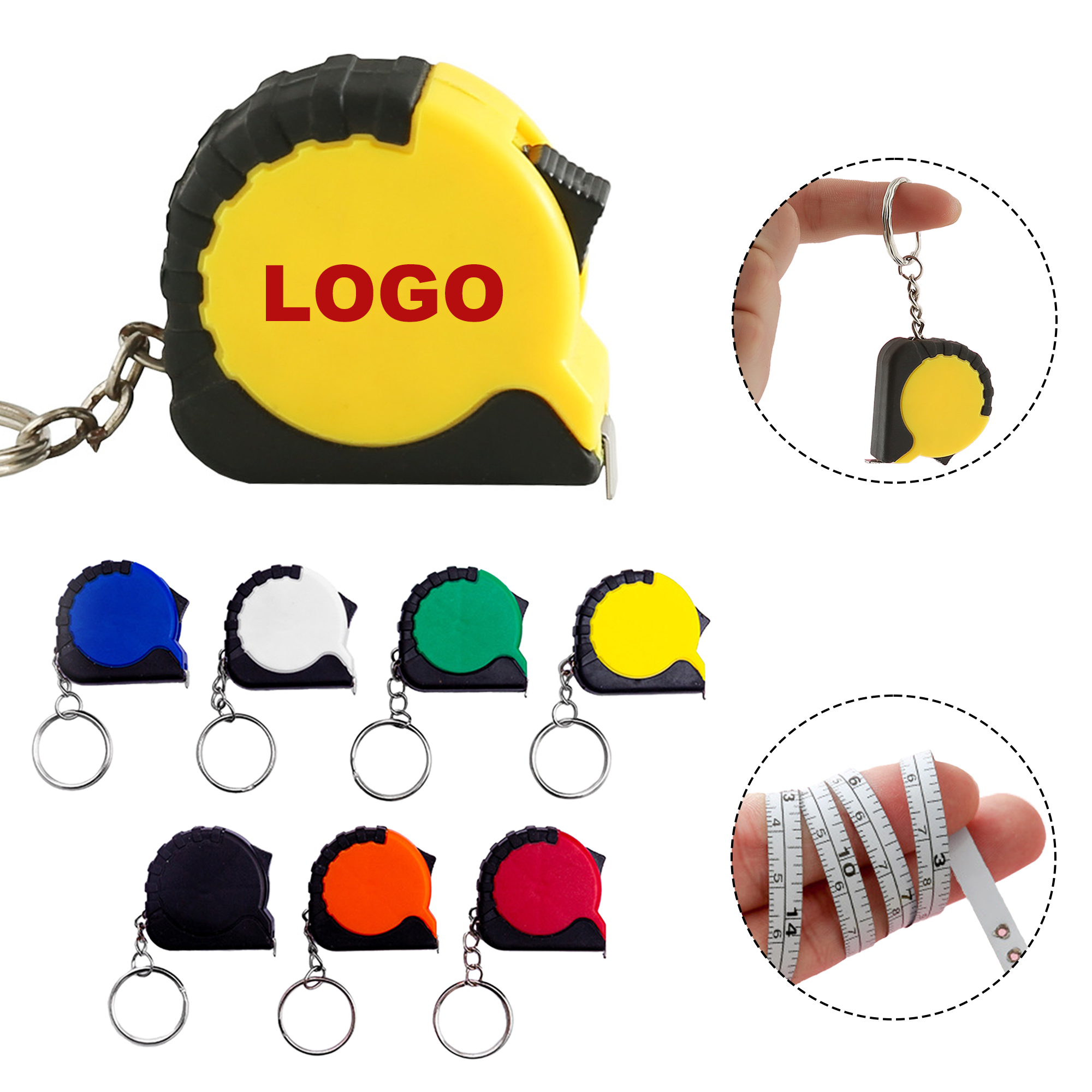 Mini Portable Tape Measure Keychain