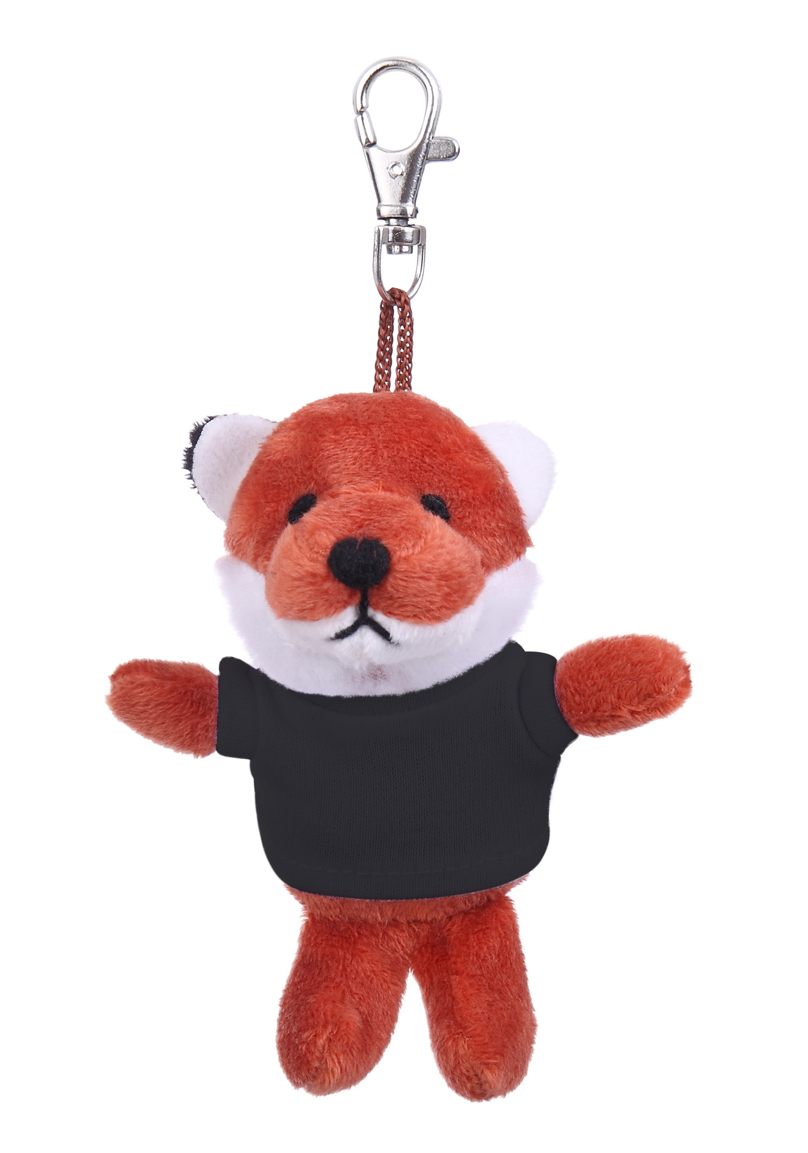 Soft Plush Fox Keychain with Tee 25