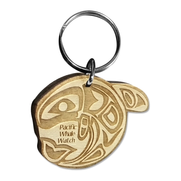 Custom Laser Etched Birch Keychain 7
