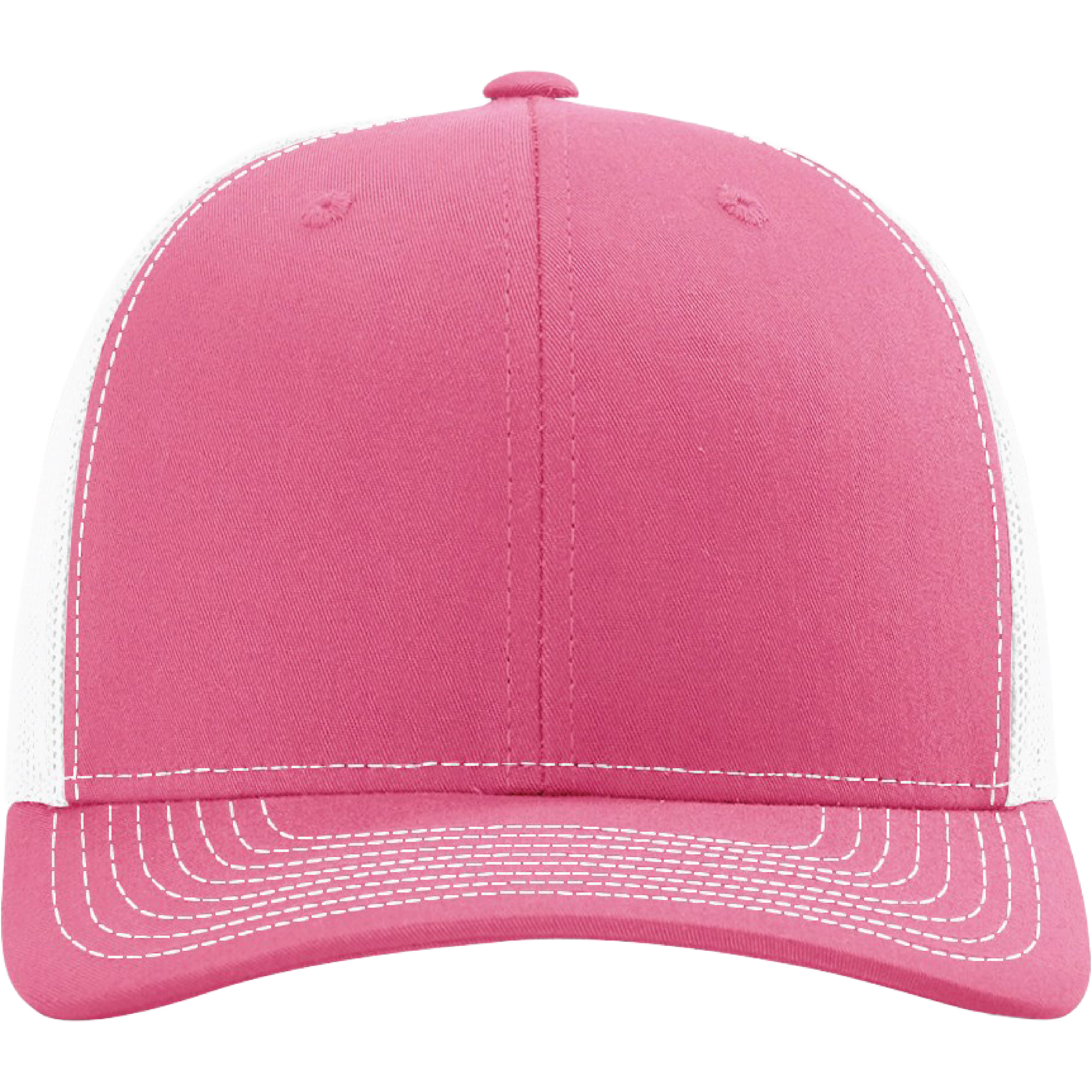 Richardson 112 6-Panel Snapback Trucker Hat w/Leatherette Adhesive Patches or Embroidery 268