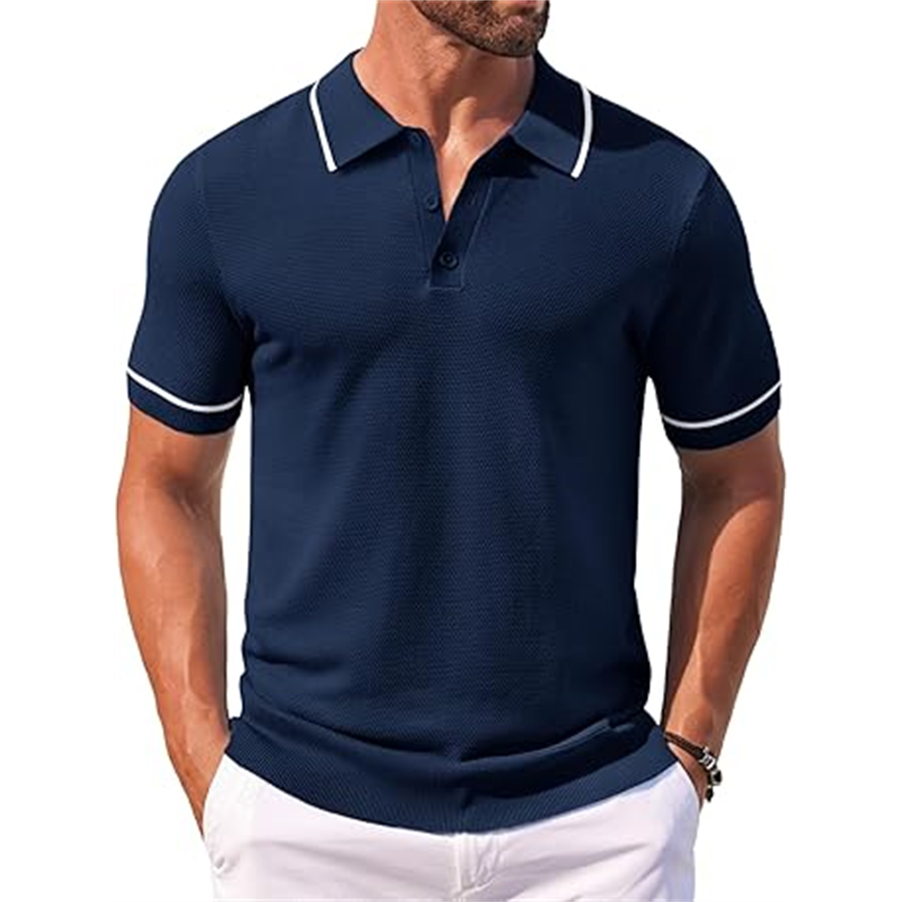 Men's Knit Golf Polo Shirt 40
