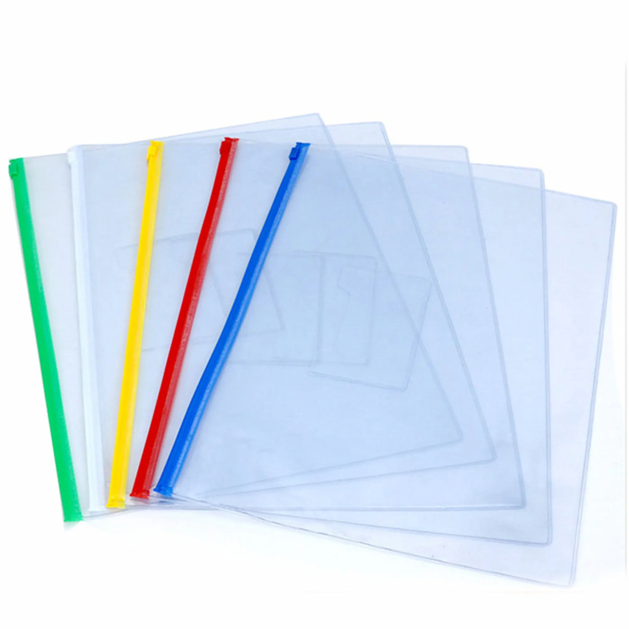 Custom Clear Waterproof Folder With Zipper 6