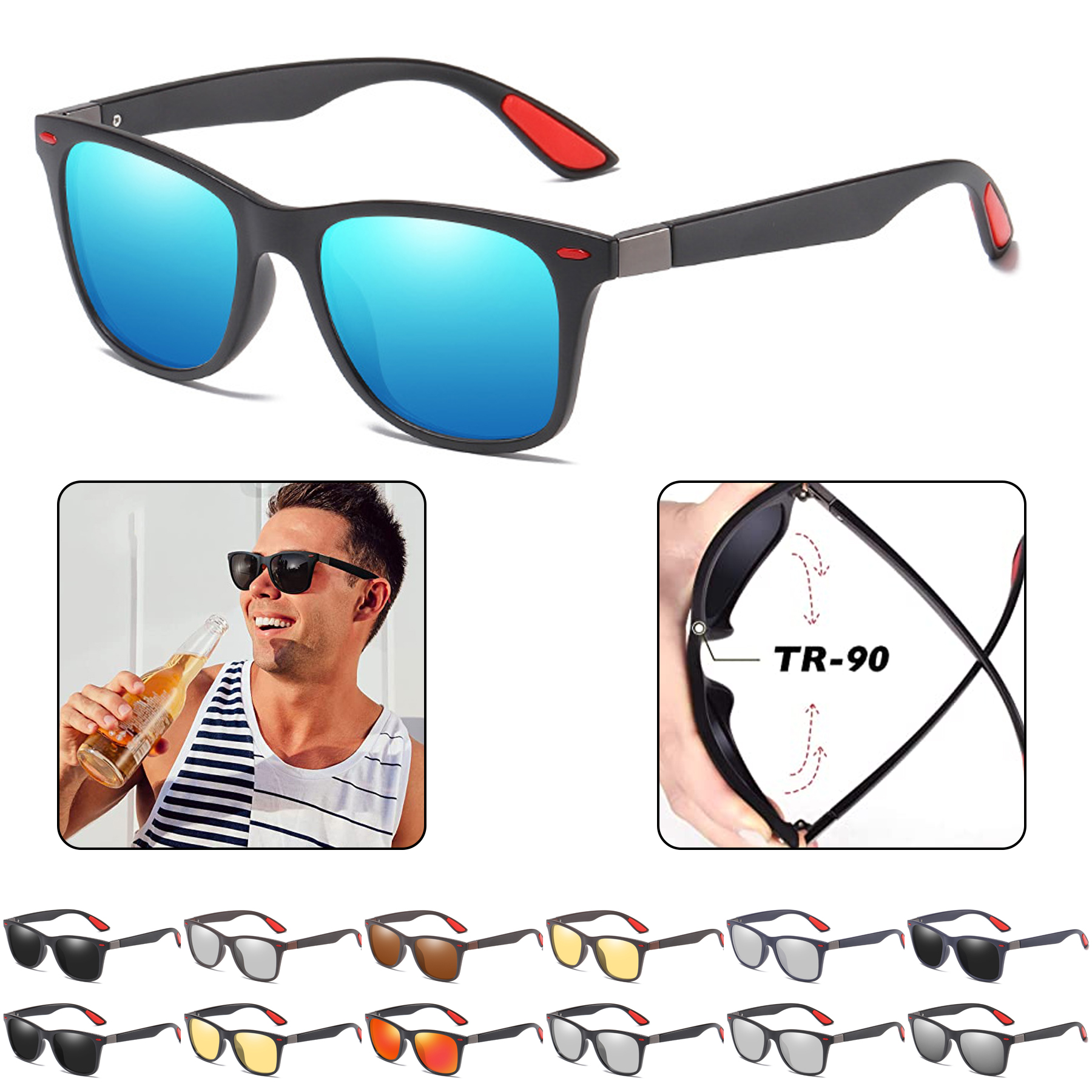 Polarized Sunglasses Men Womens 6