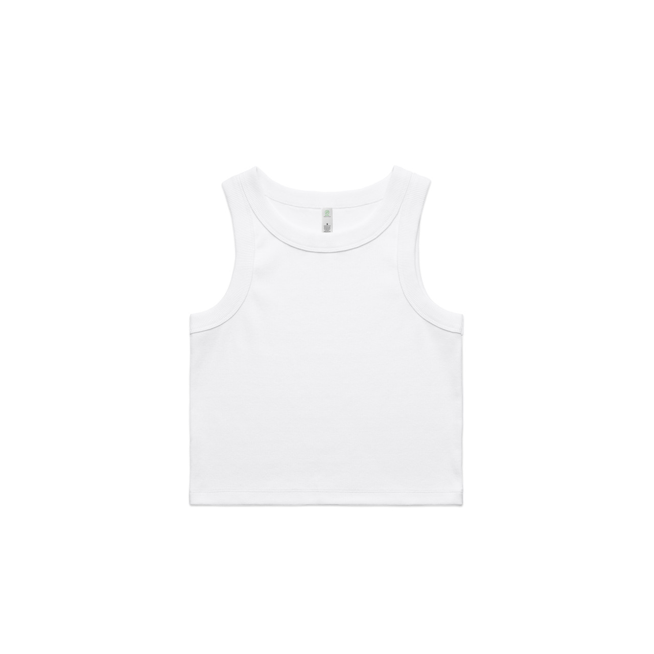 Wo's Organic Rib Crop Tank | 4064G 83