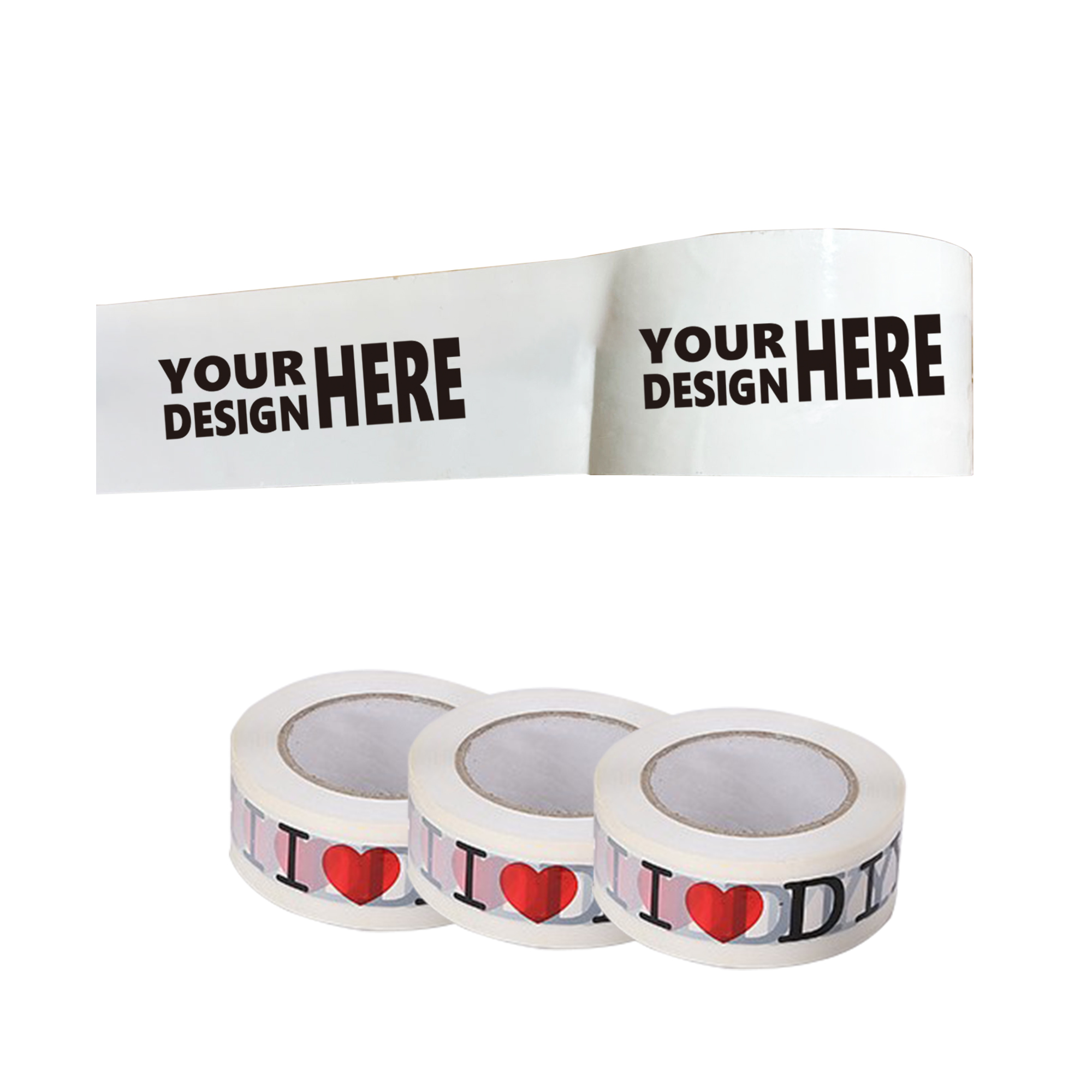 2" W x 55 Yards Custom Printed Packing Tape Roll