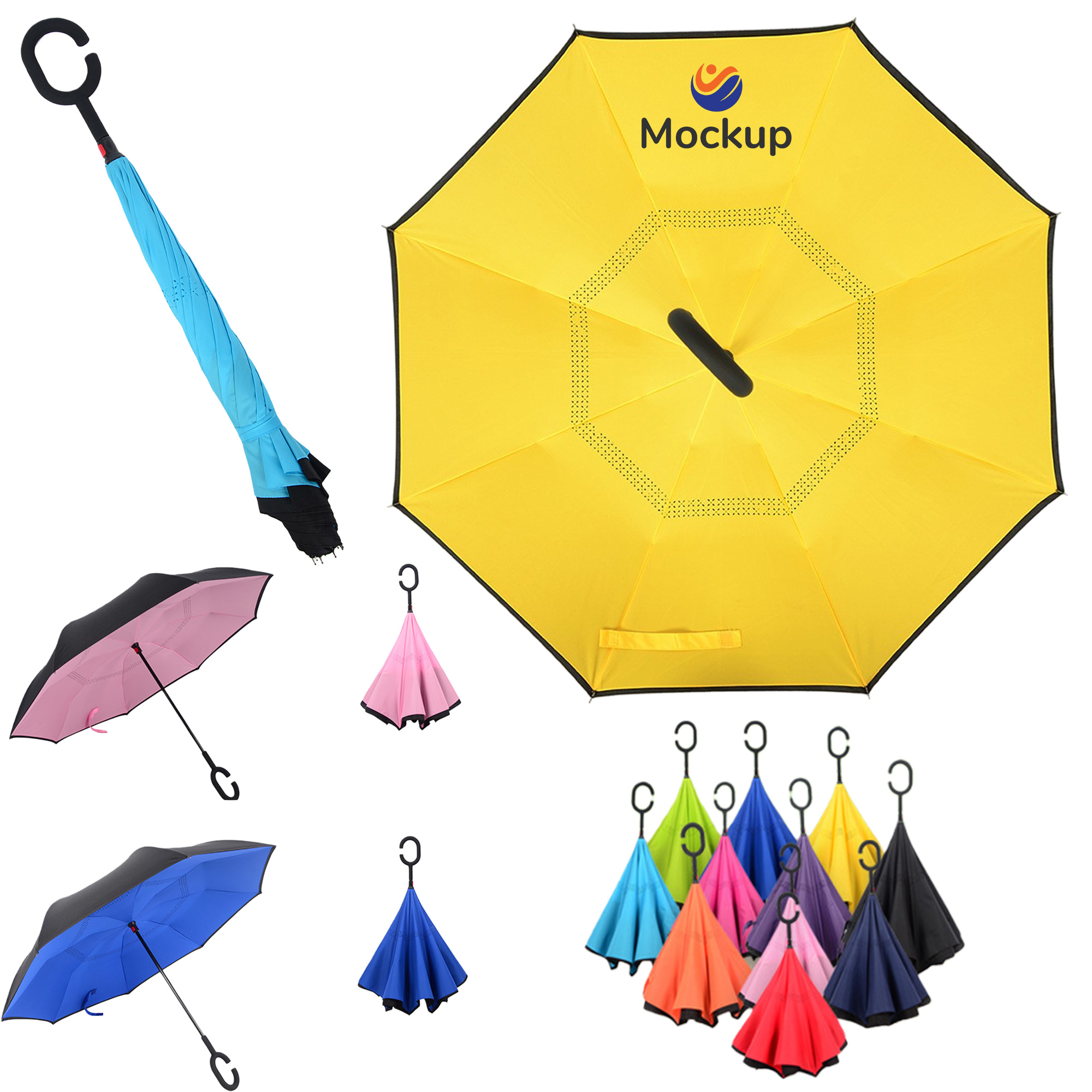 Double Canopy Waterproof Umbrella