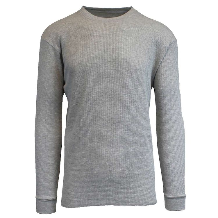 Men's Heavyweight Thermal Shirts - Heather Gray S-2X 3