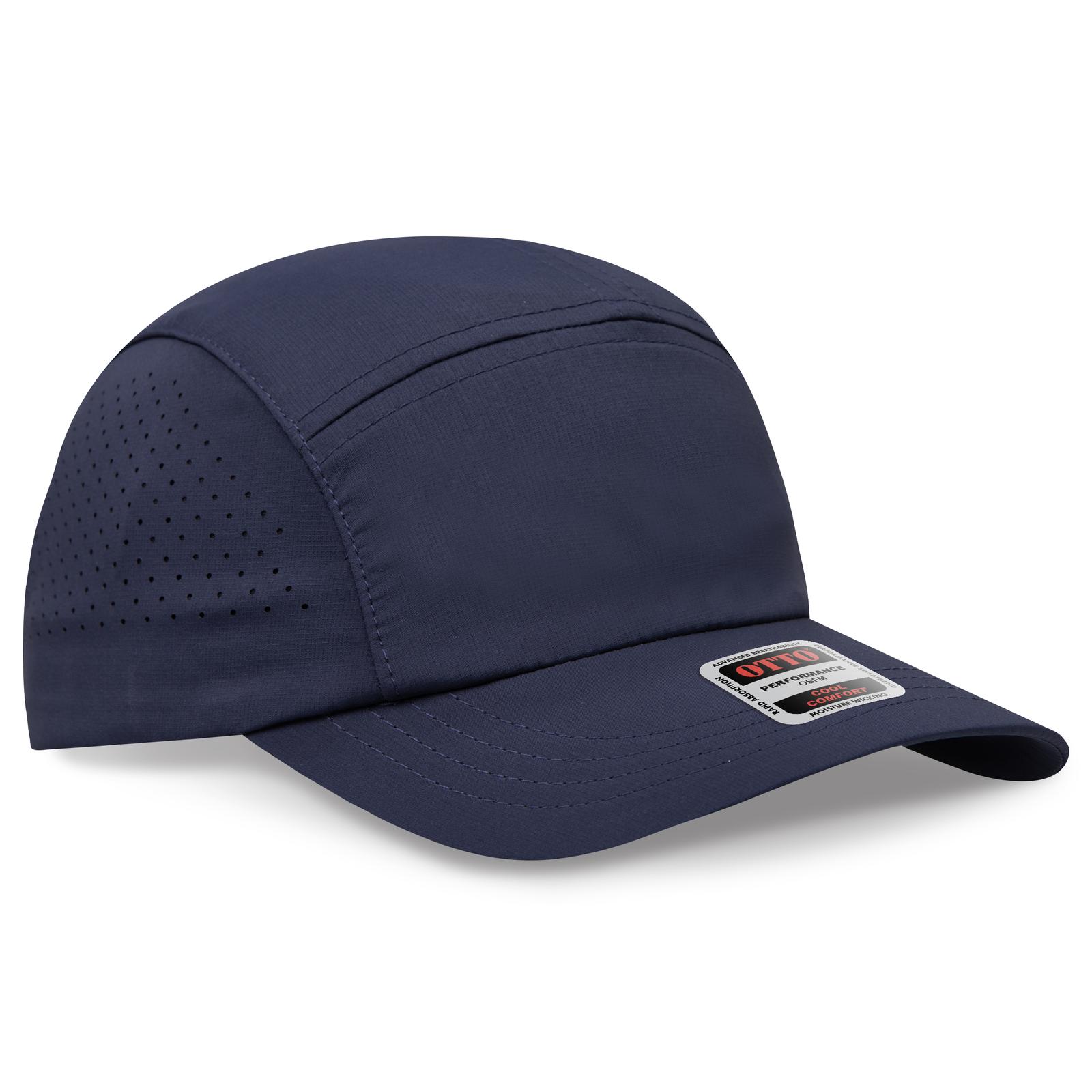 OTTO CAP 5 Panel Running Hat w/ Elastic Soft Visor 7