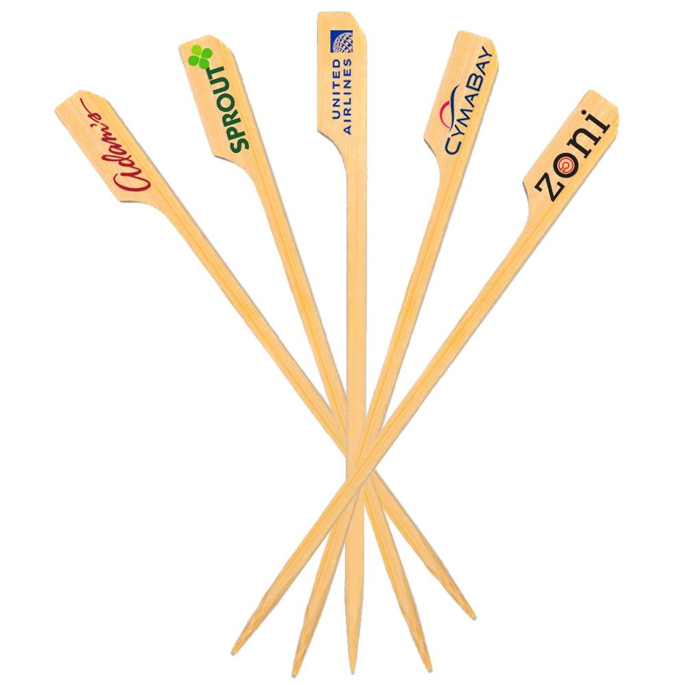 4.75 Inch Custom Toothpicks - Boat Oar Picks - Color Printing 7