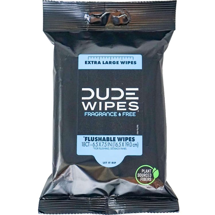 Dude Wipes Fragrance-Free and Flushable - 18 Count 3