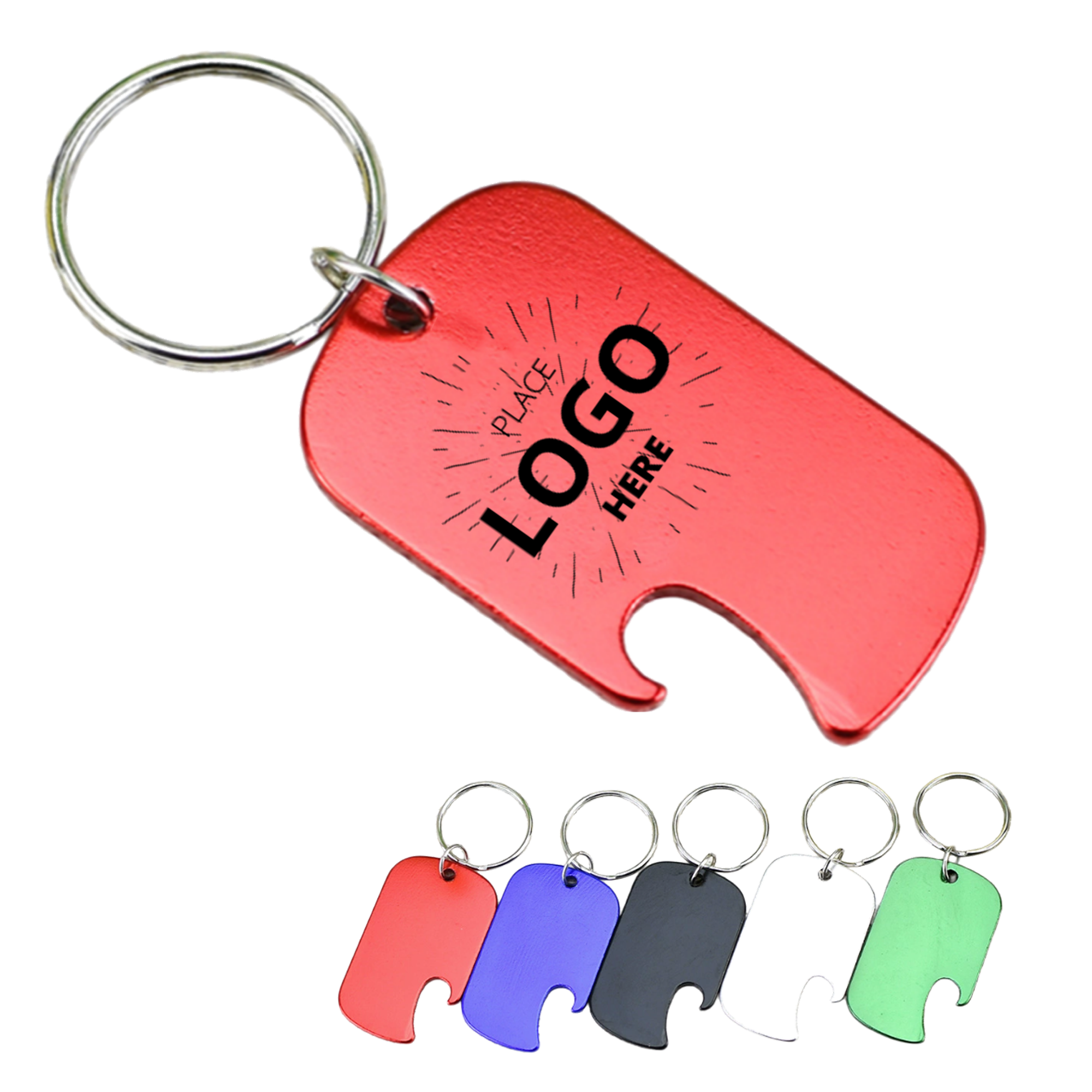 Aluminum Key Holder & Dog Tag with Bottle Opener 1
