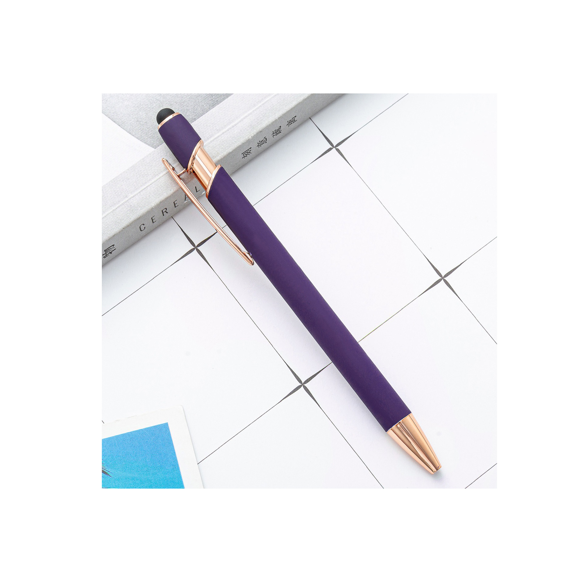 Metal Barrel Push-Button Ballpoint Pen 22