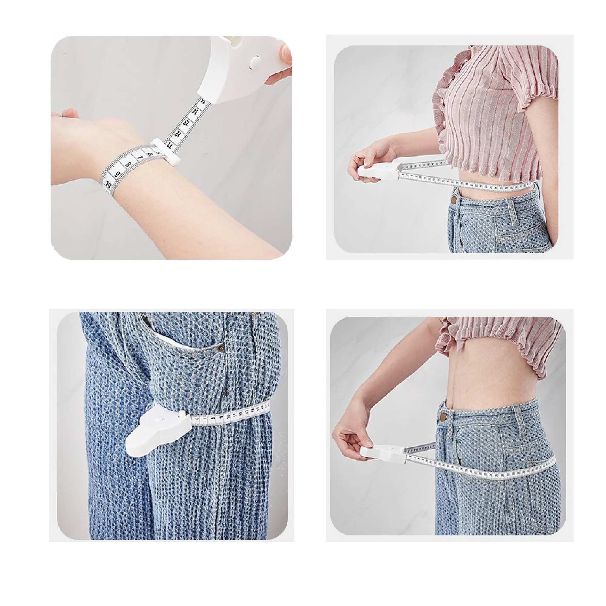 Double-Sided Tape Measure Fitness For Self-Testing 12