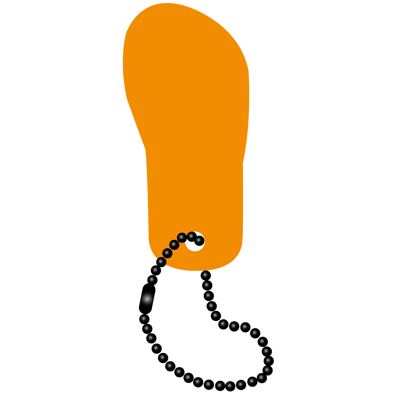 Flip Flop Key Tag 38