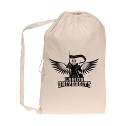 Natural Cotton Laundry Bag (2 Color Imprint)