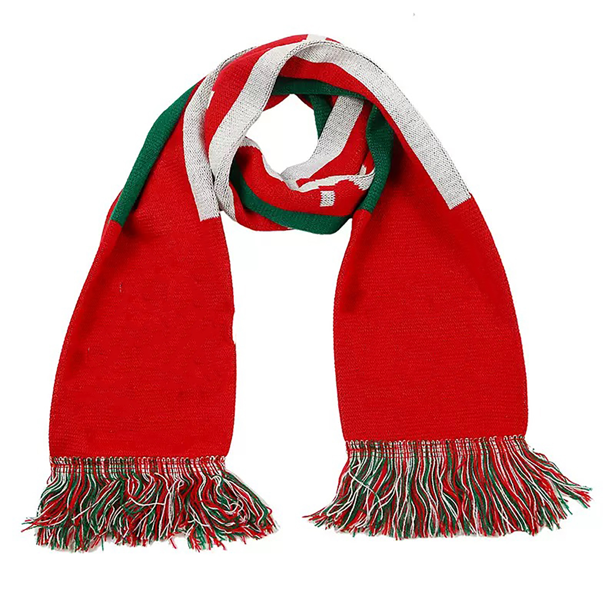 Double-Sided Knit Acrylic Scarf with Custom Design 13