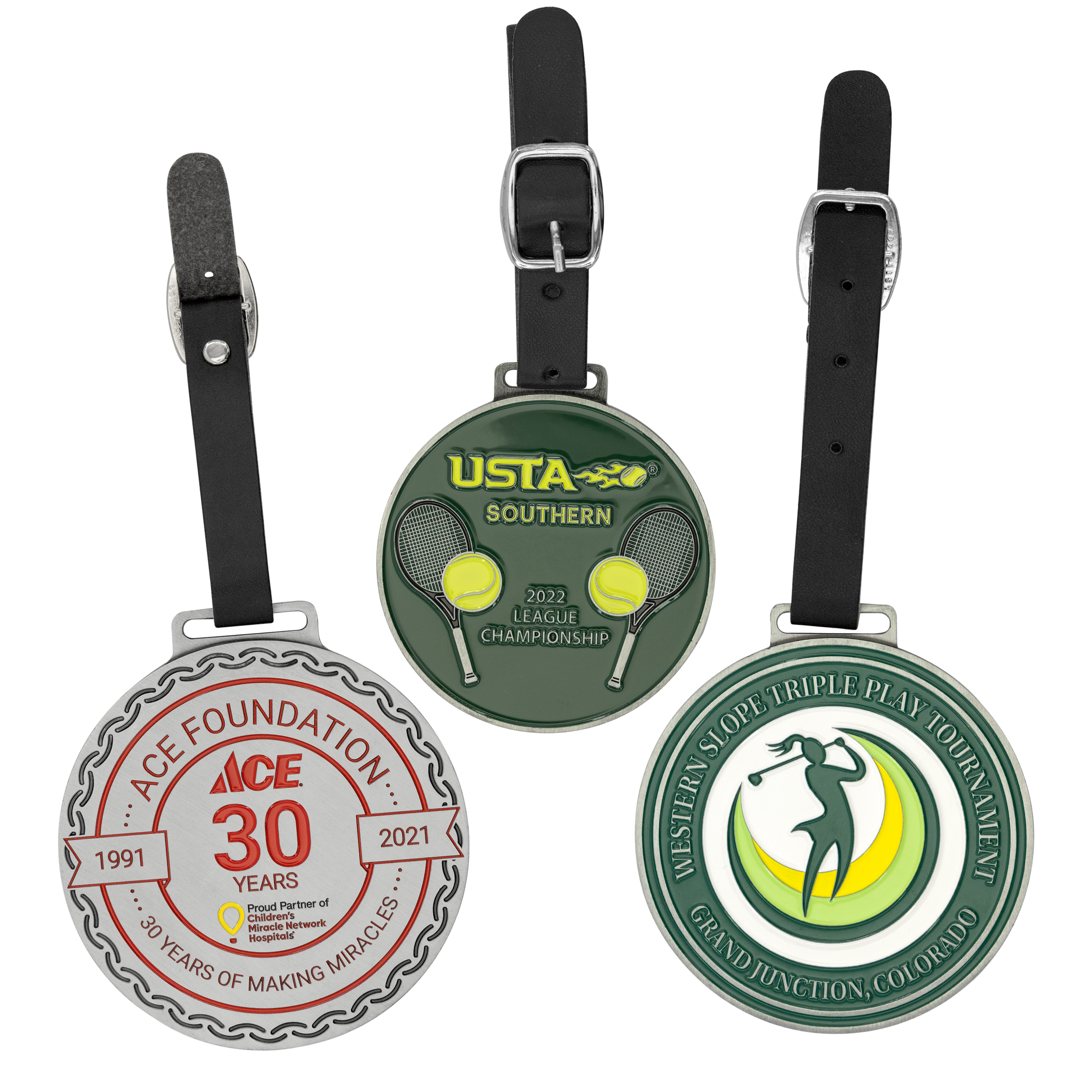 Custom Die Cast Golf Bag Tag (2.5”)