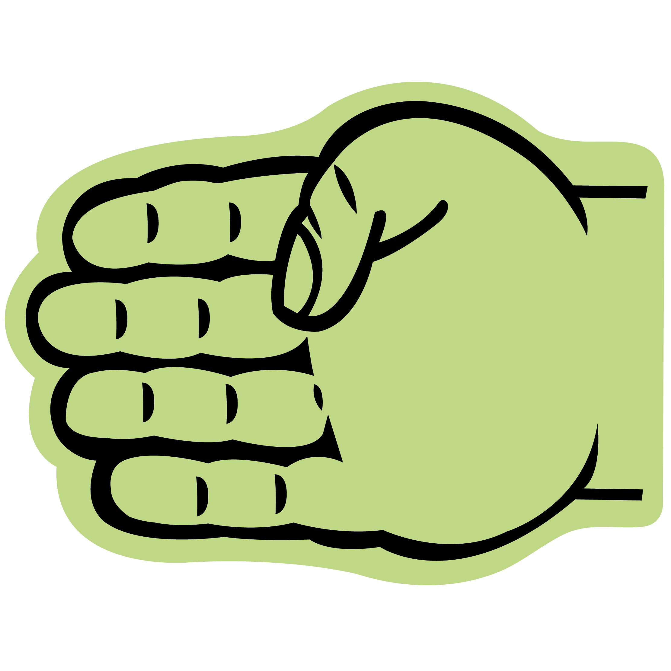 First Down Foam Hand 45