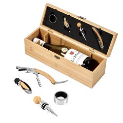 Wine Box With Opener Set