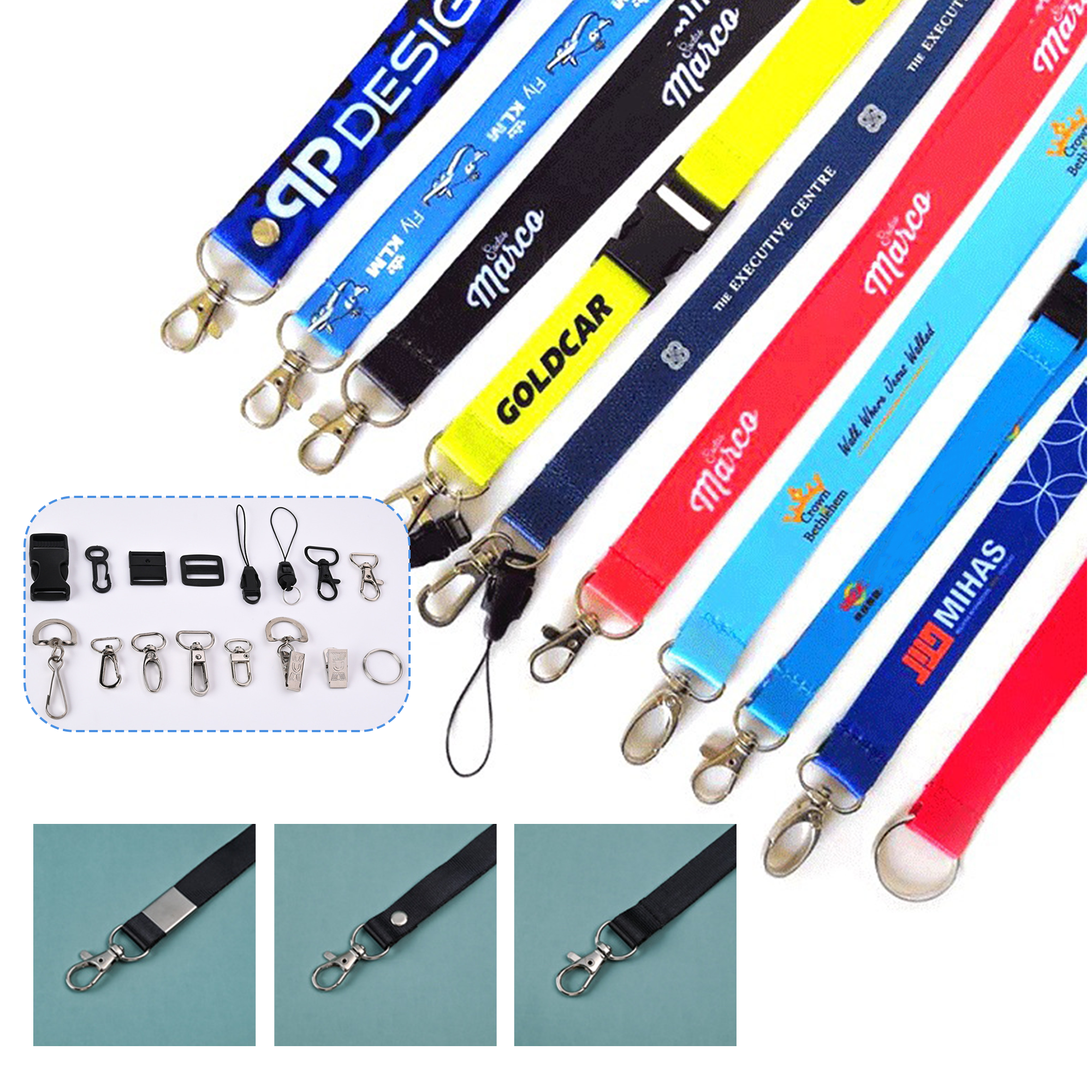 Custom Lanyards for ID Badges Holder