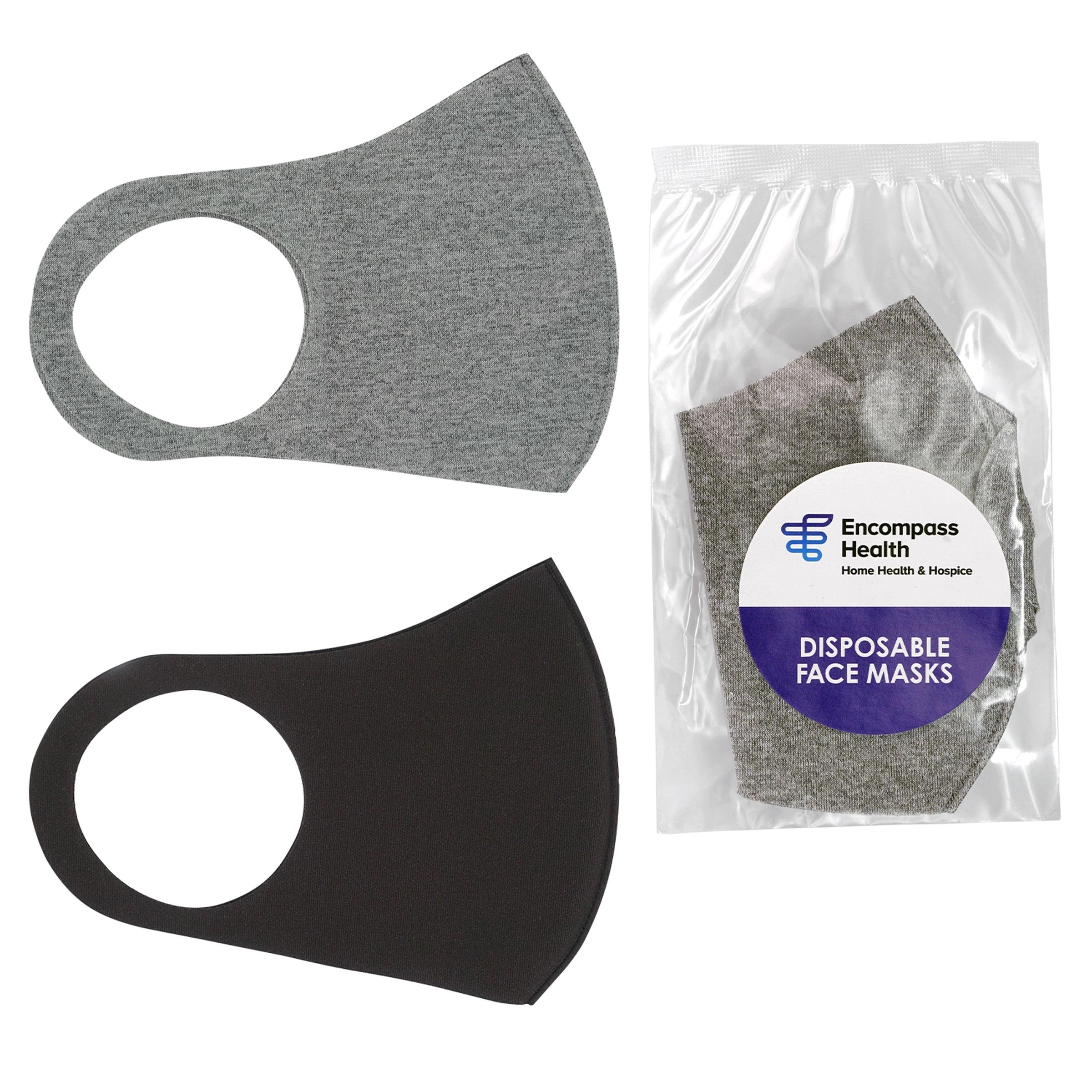 Dome Label Fabric Face Mask 2